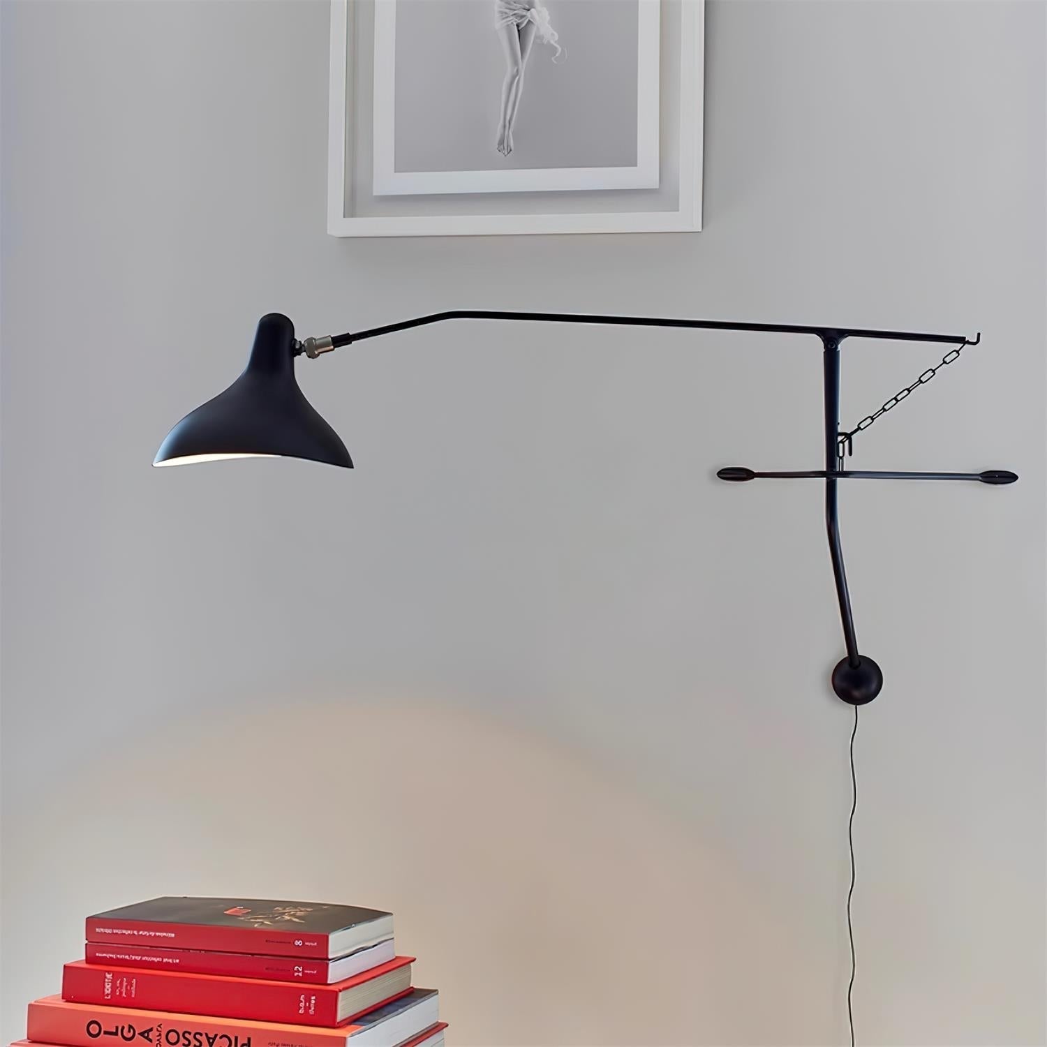 Wall Lamp Applique Industrielle à Bras Pivotant Réglable - Neutralighting