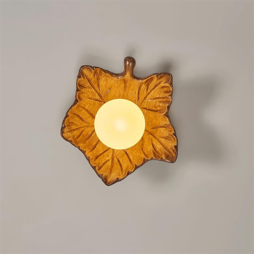 Maple Leaf Applique Murale Élégante Organique - Neutralighting