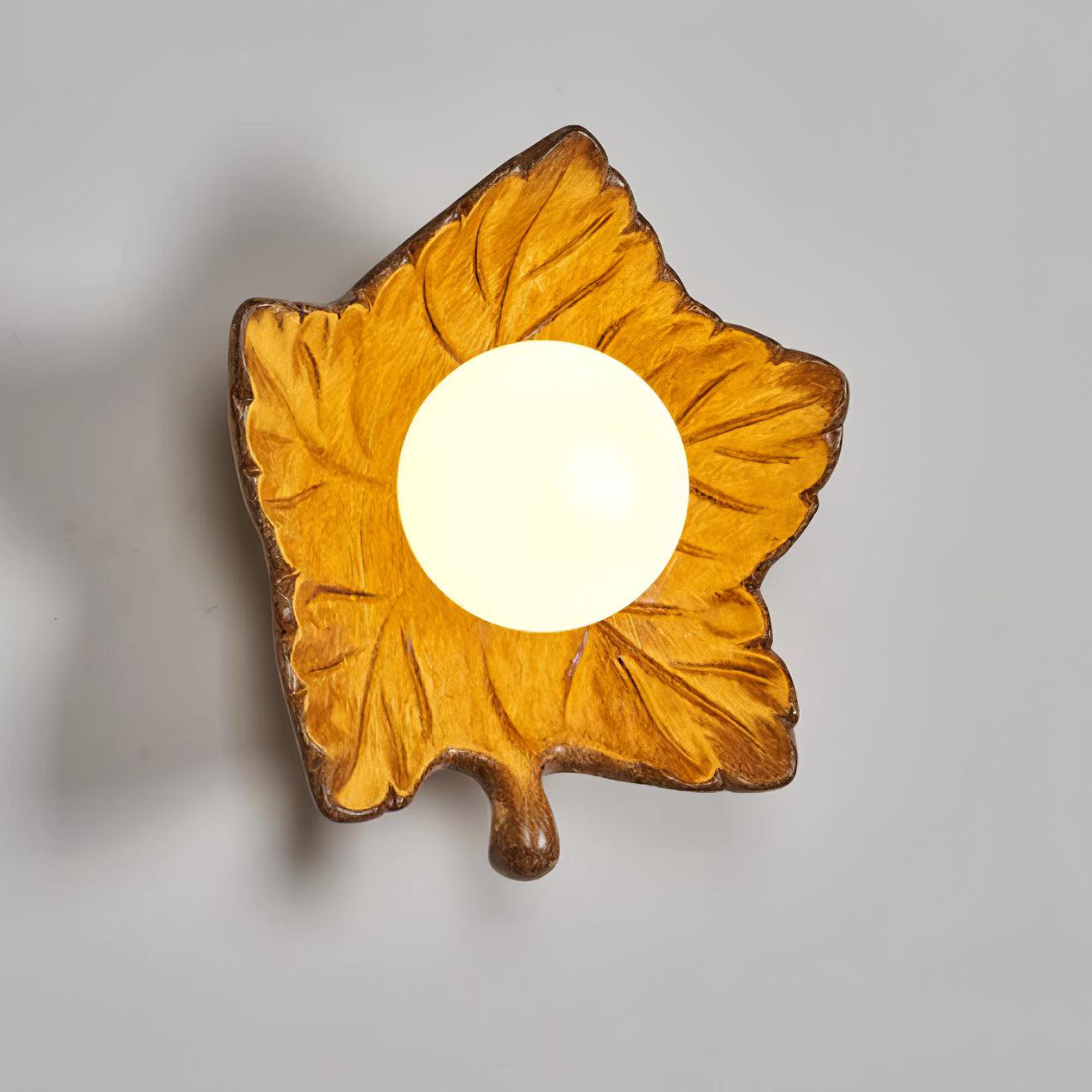 Maple Leaf Applique Murale Élégante Organique - Neutralighting