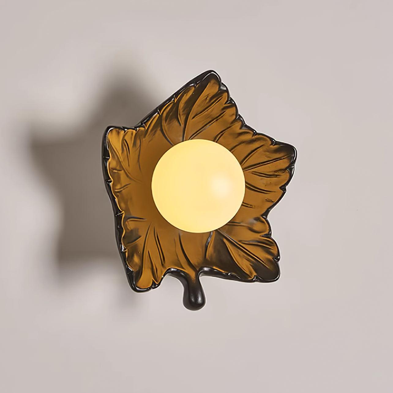 Maple Leaf Applique Murale Élégante Organique - Neutralighting