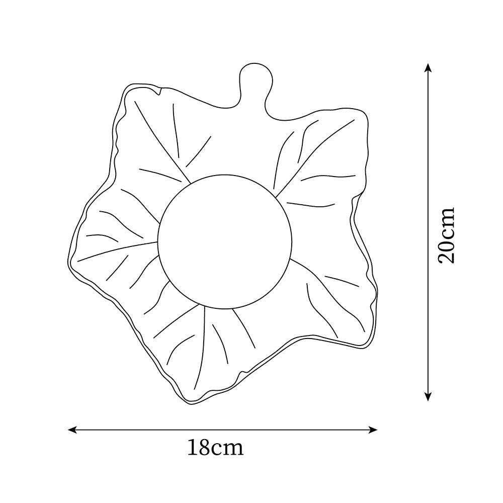 Maple Leaf Applique Murale Élégante Organique - Neutralighting