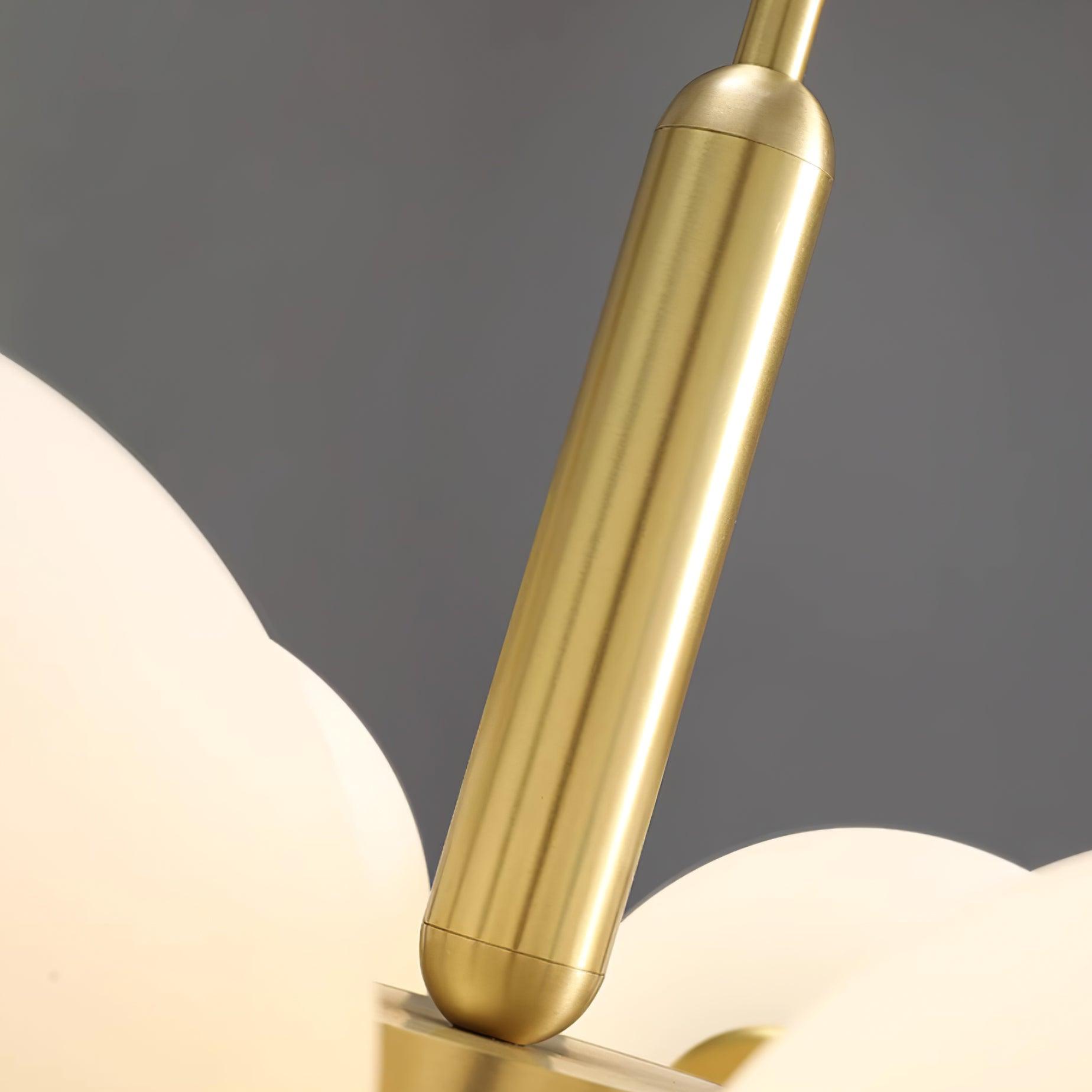 Lustre Globe en Verre Cluster Cadre en Laiton Moderne Minimaliste pour Maison - Neutralighting