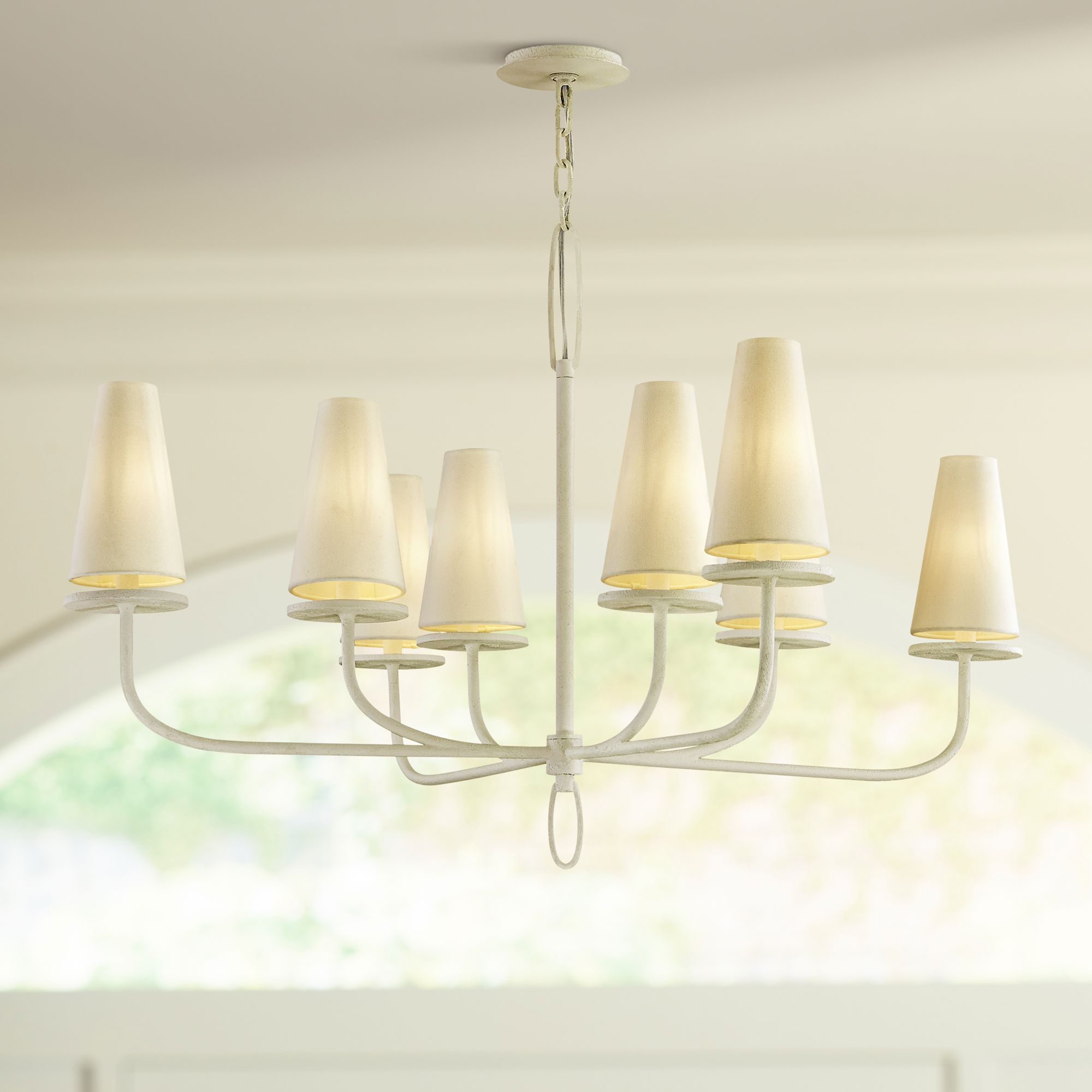 Curaeara Lustre Laiton Tissu Industriel Vintage - Neutralighting