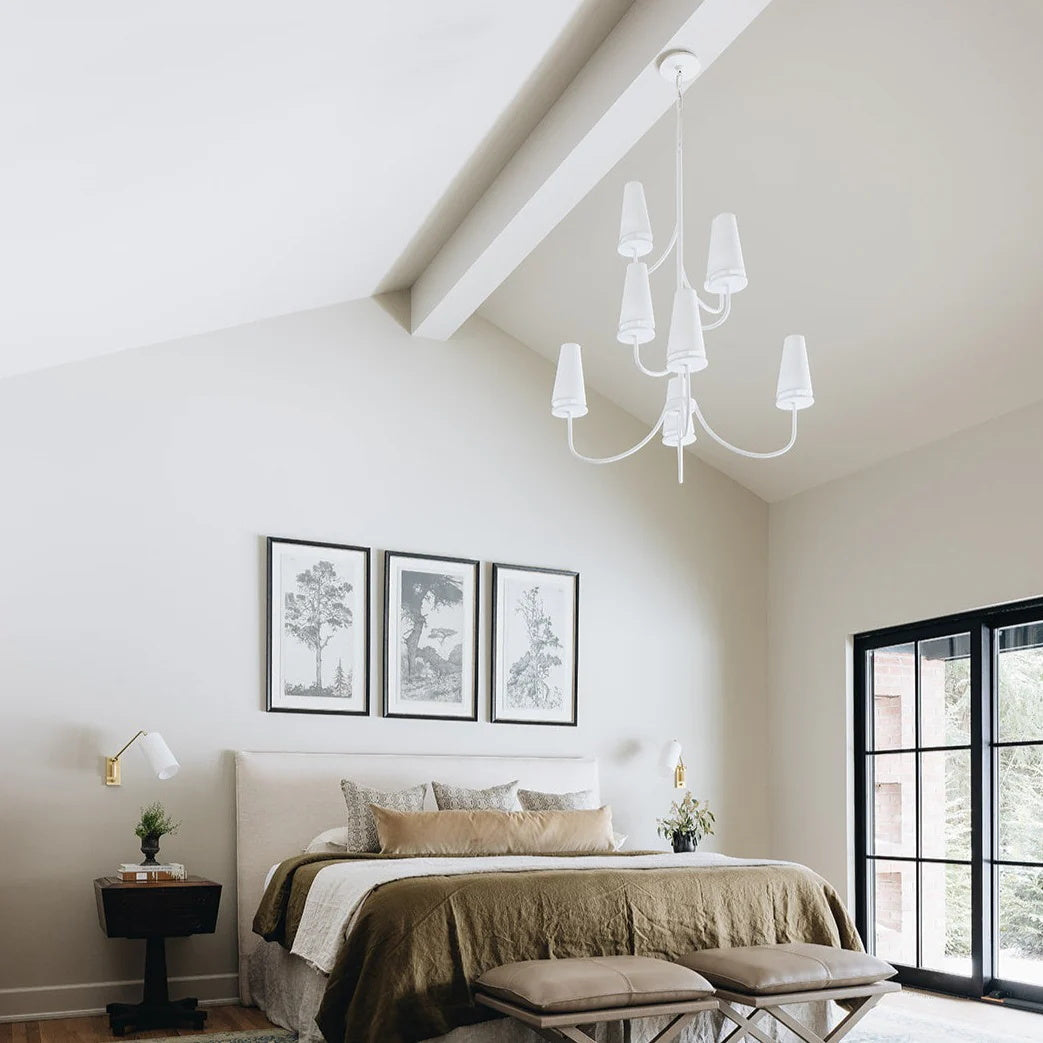Curaeara Lustre Laiton Tissu Industriel Vintage - Neutralighting