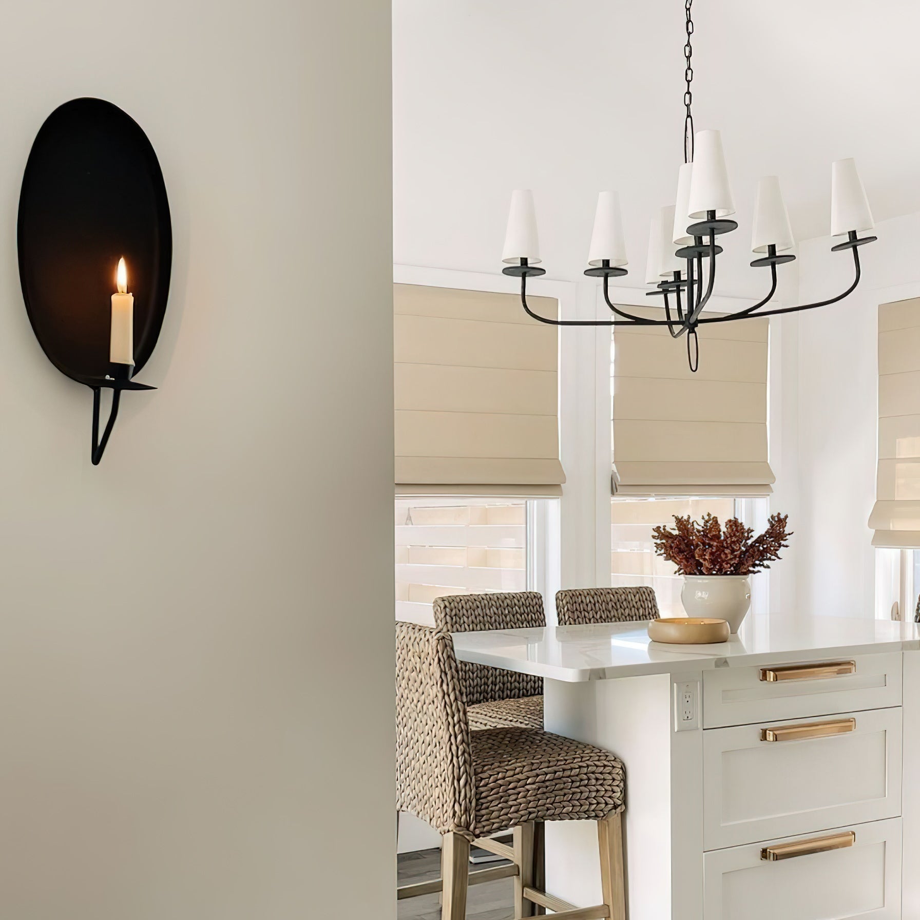 Curaeara Lustre Laiton Tissu Industriel Vintage - Neutralighting