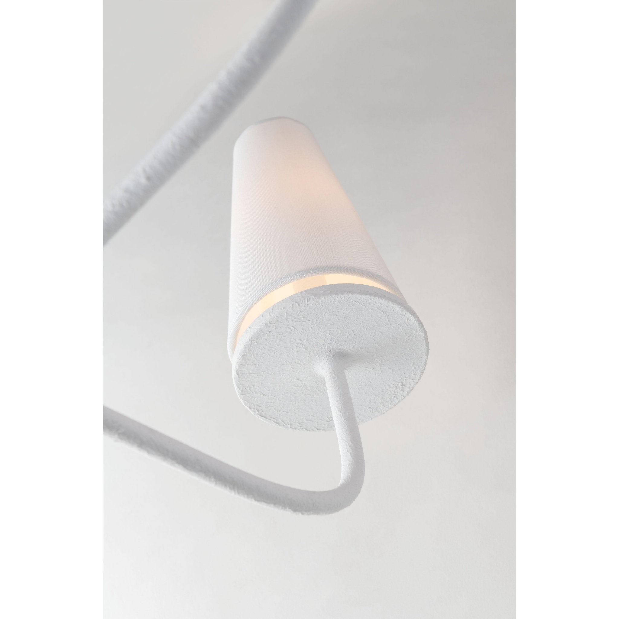 Curaeara Lustre Laiton Tissu Industriel Vintage - Neutralighting