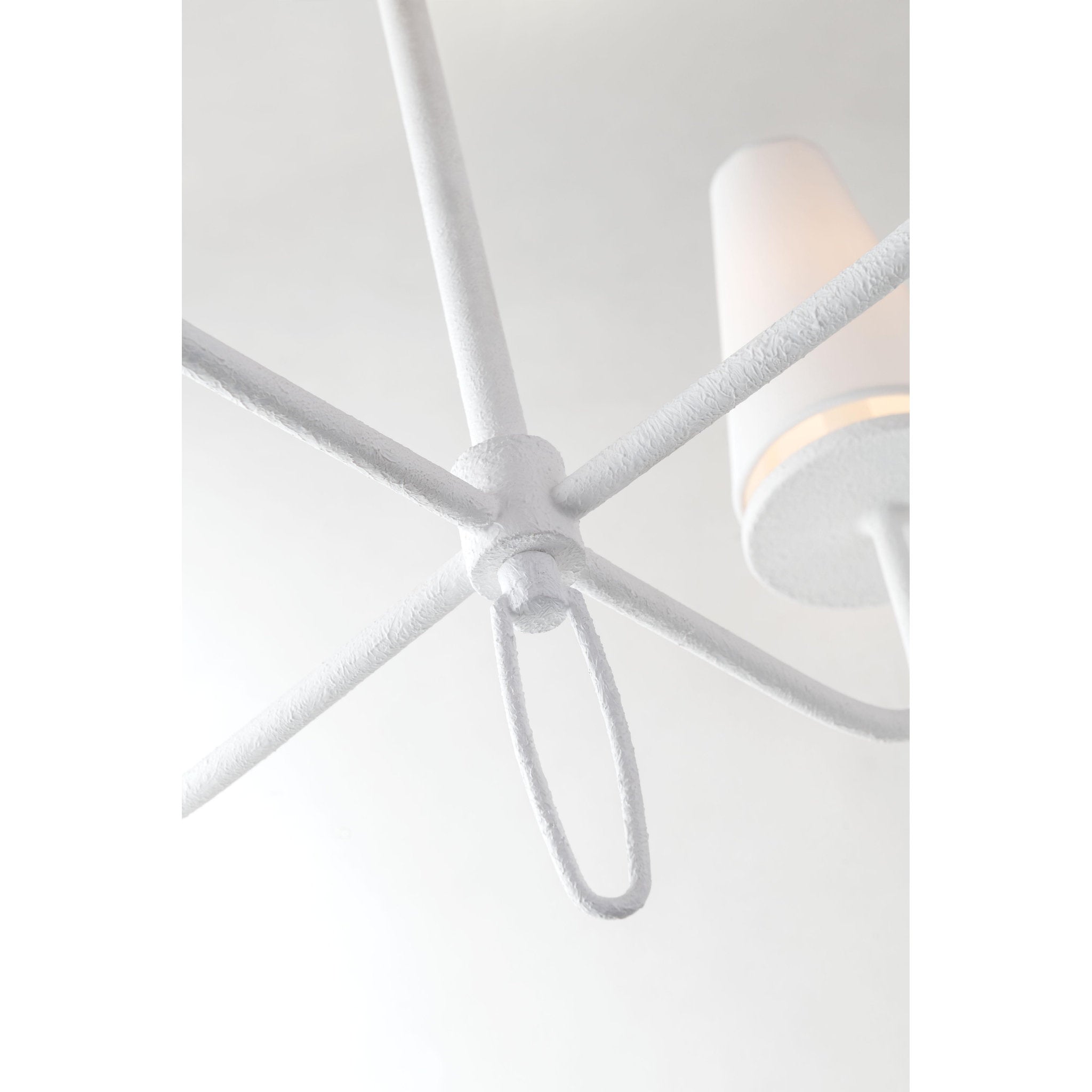 Curaeara Lustre Laiton Tissu Industriel Vintage - Neutralighting