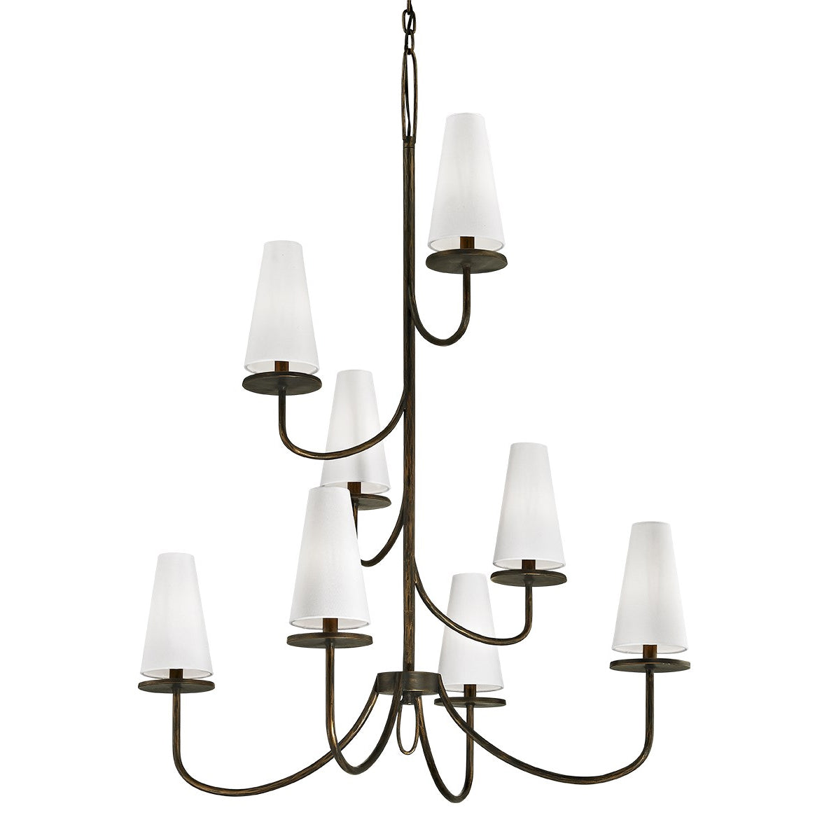 Curaeara Lustre Laiton Tissu Industriel Vintage - Neutralighting