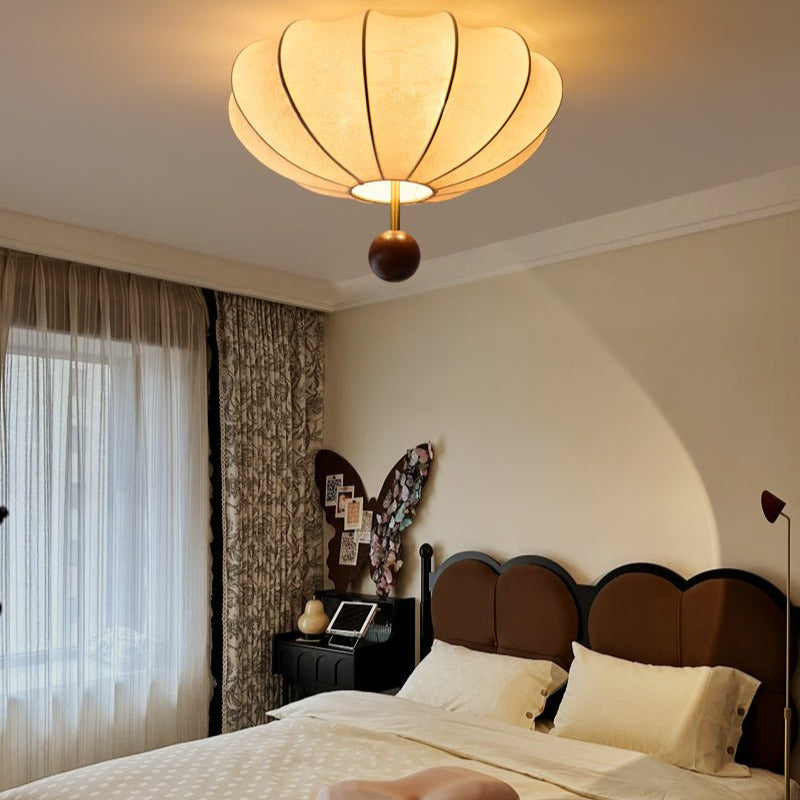 Willow Plafonnier Salon Bois Tissu
