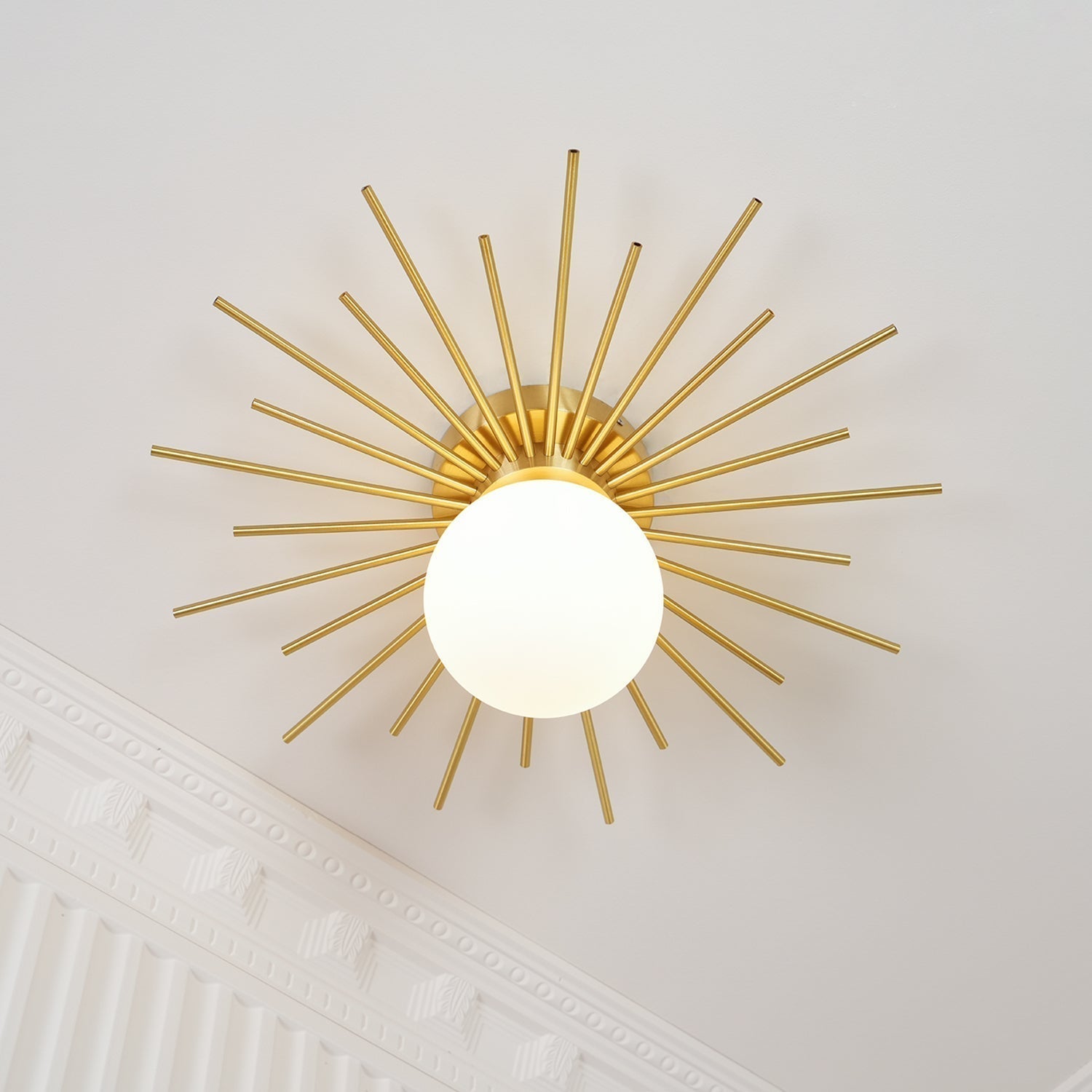Solara Plafonnier Brillant Étoilé Glam Moderne en Laiton - Neutralighting