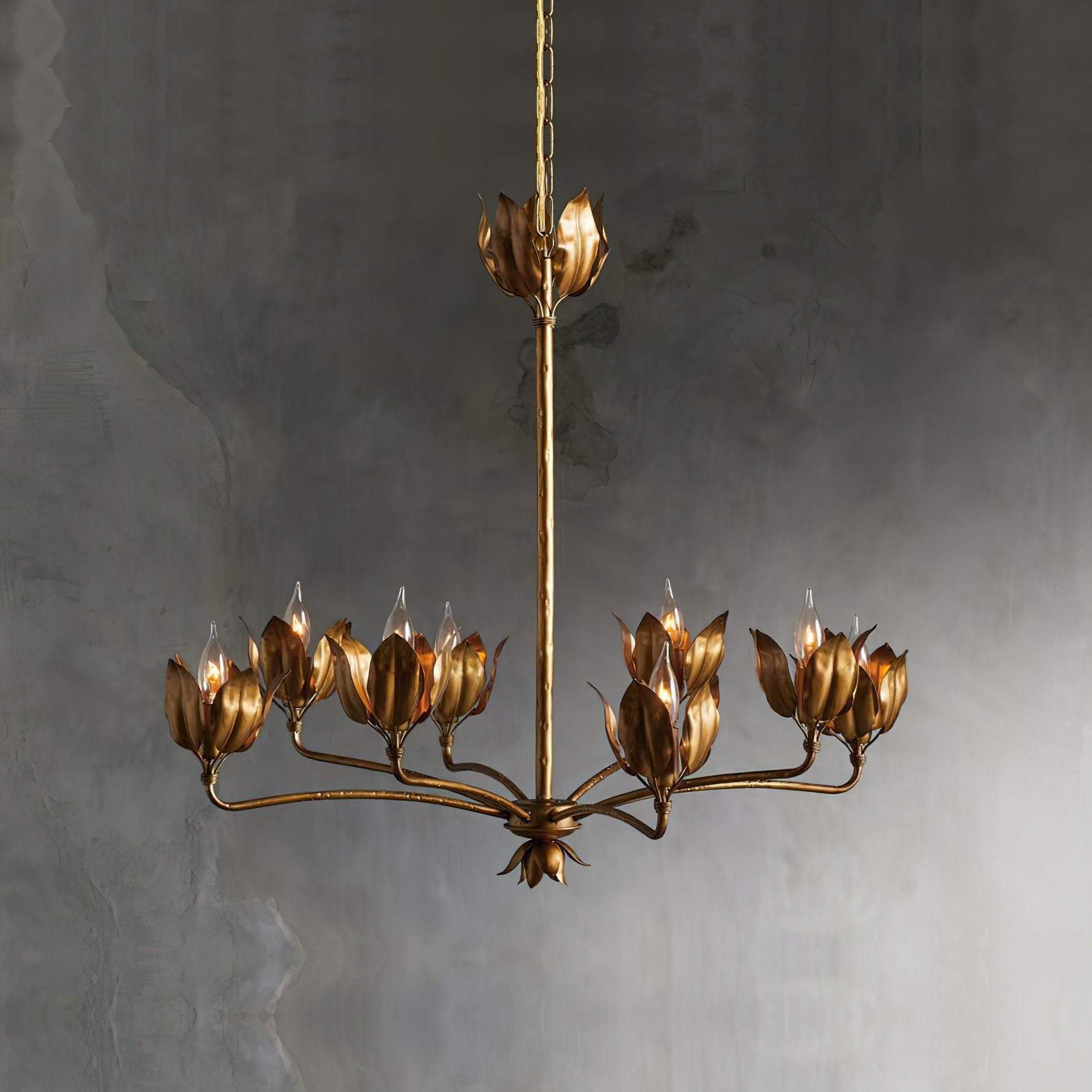 Syvenira Lustre Métal Tulipe Créativité Individuelle - Neutralighting