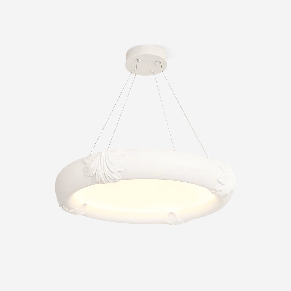 Marika Lustre Plâtre Circulaire Floral - Neutralighting