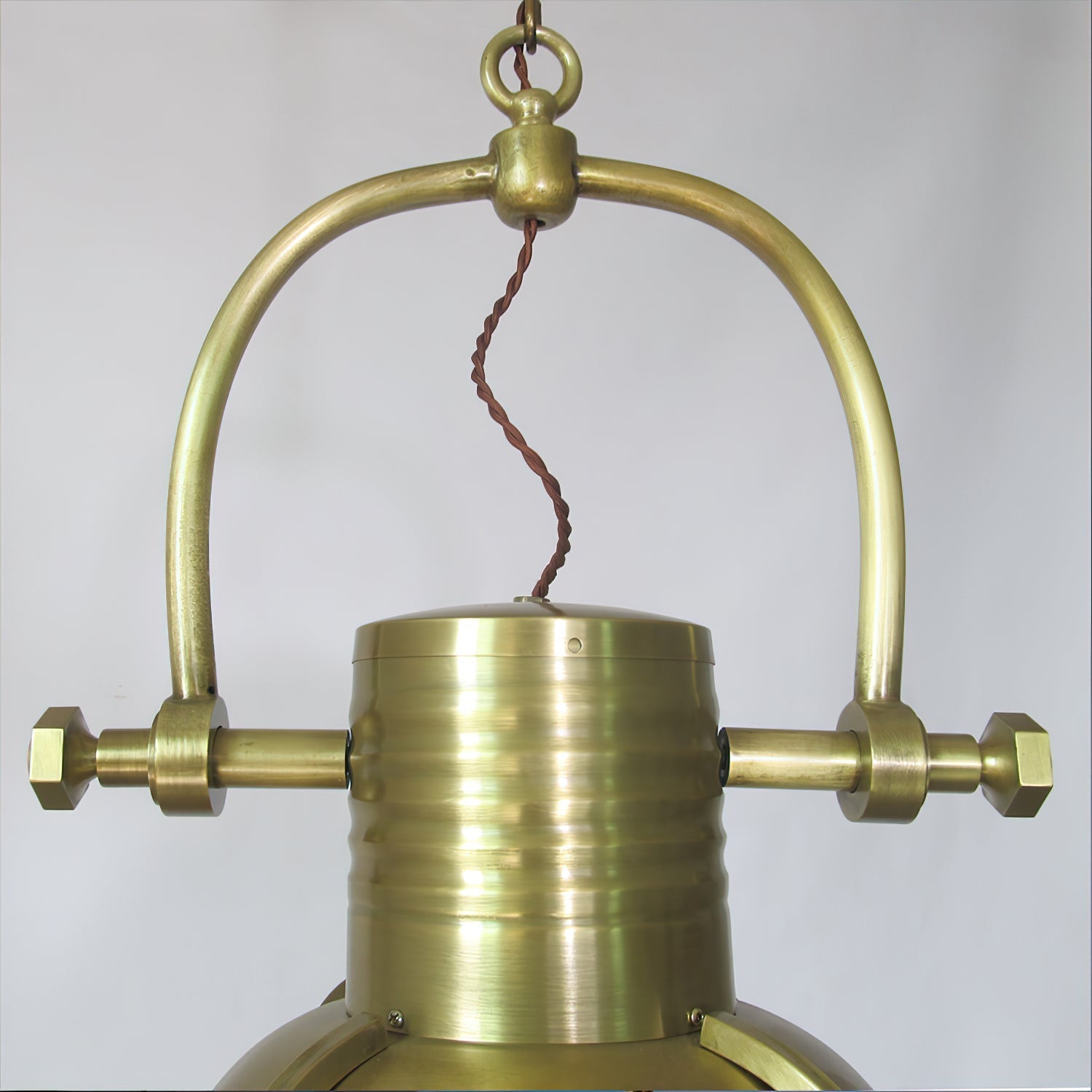 Evelor Vintage Industrial Metal Pendant Light - Lamp Copper