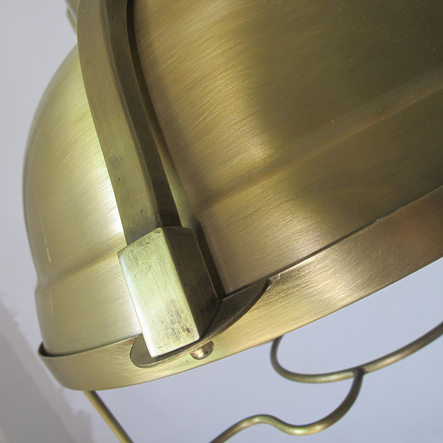 Evelor Vintage Industrial Metal Pendant Light - Lamp Copper