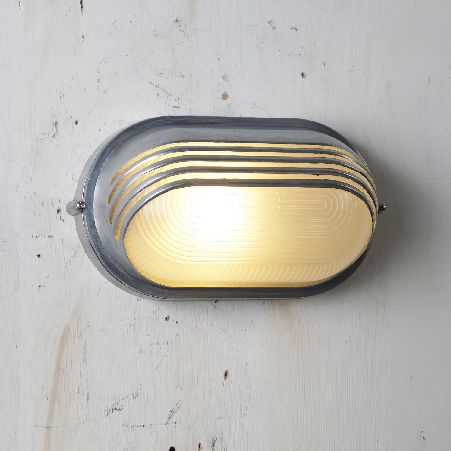 Olcarila Vintage Outdoor Metal Glass Sconce Wall Lamp - Lamp Copper