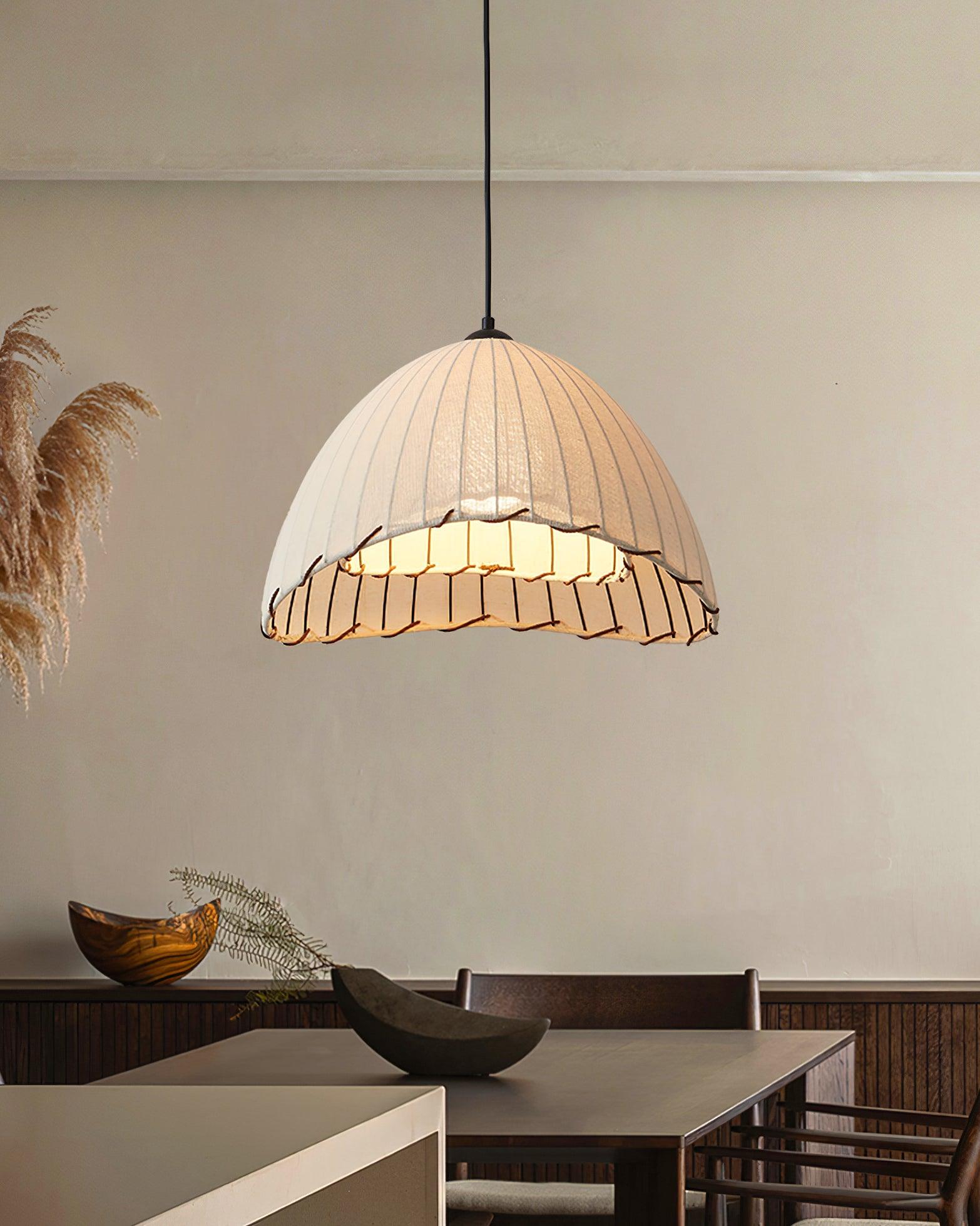 Eclipta Suspension en Lin Tissu - Neutralighting