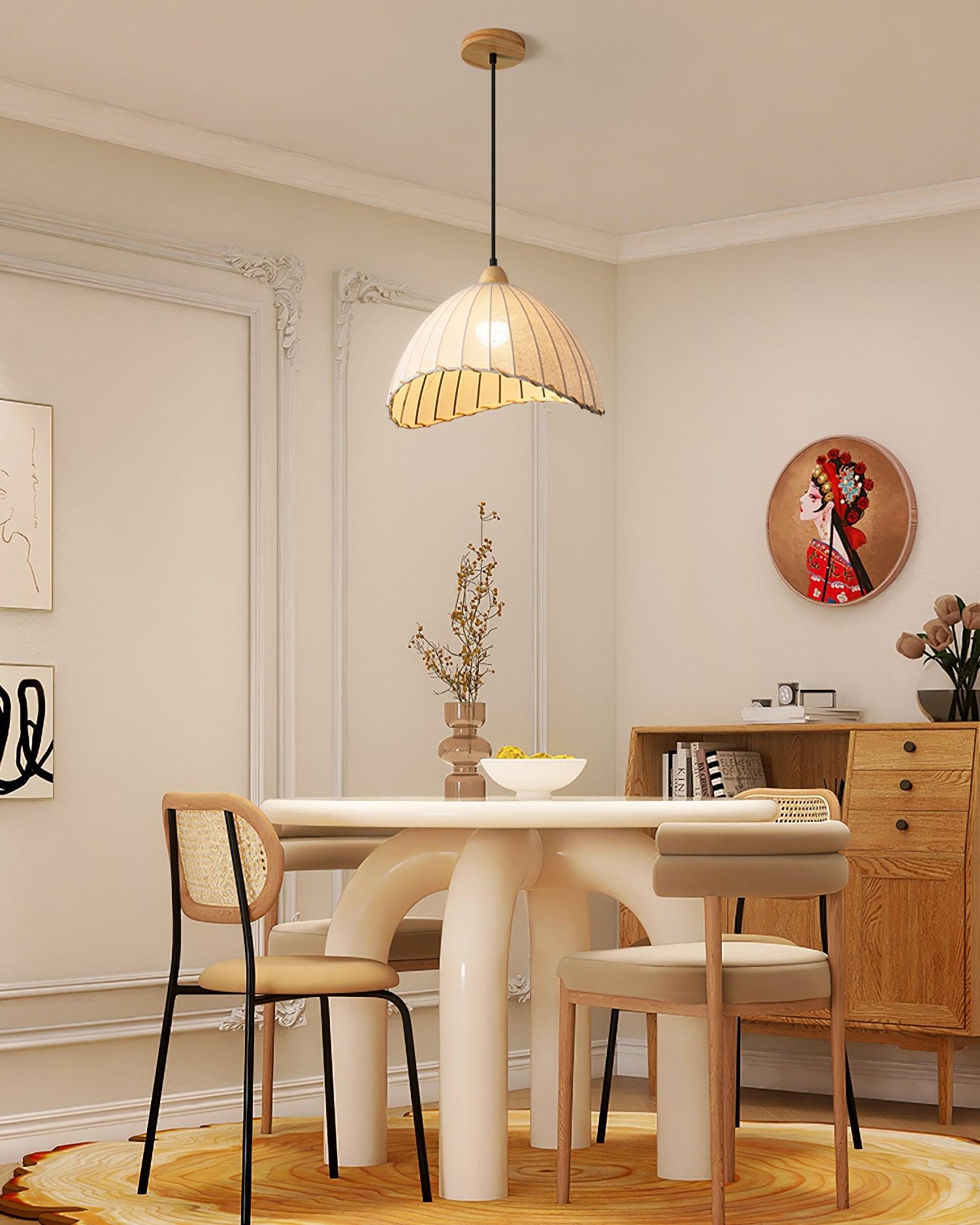 Eclipta Suspension en Lin Tissu - Neutralighting