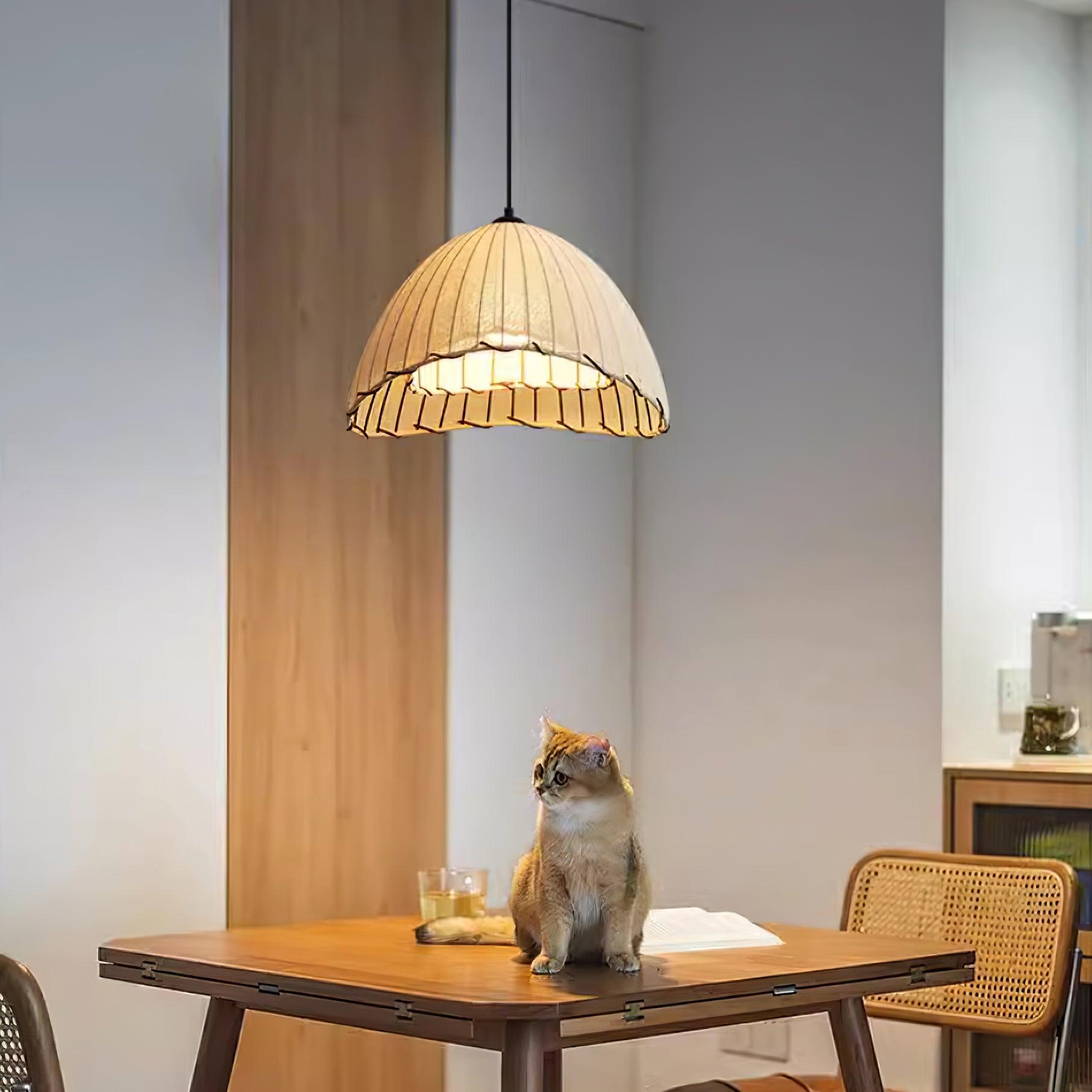Eclipta Suspension en Lin Tissu - Neutralighting