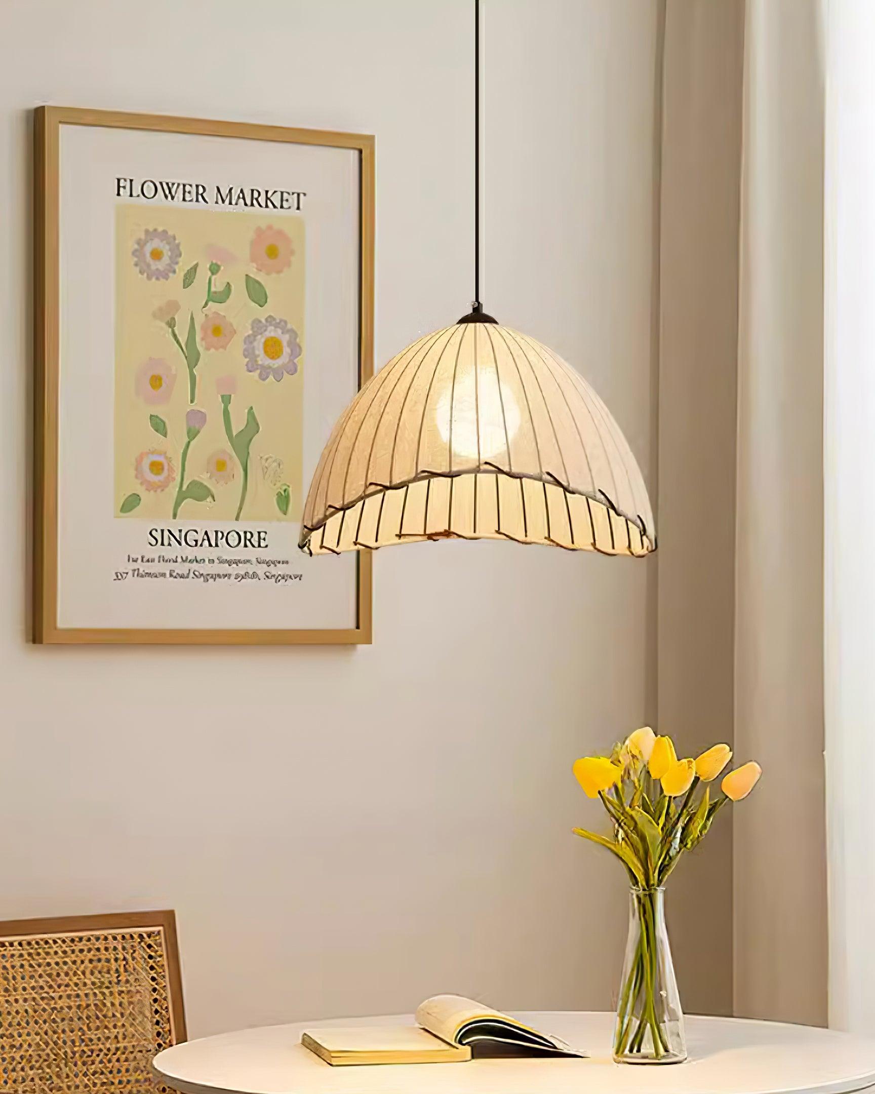 Eclipta Suspension en Lin Tissu - Neutralighting