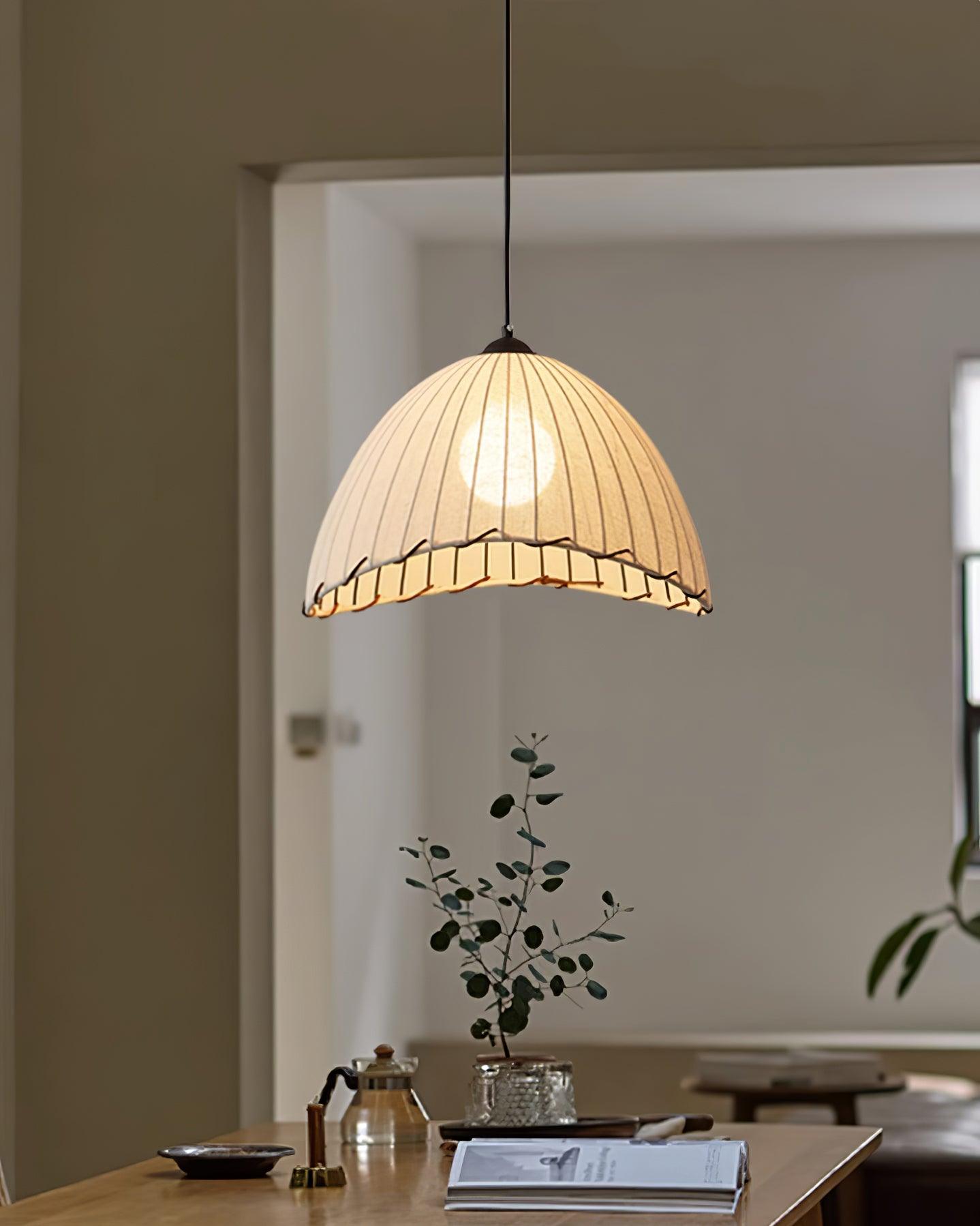 Eclipta Suspension en Lin Tissu - Neutralighting