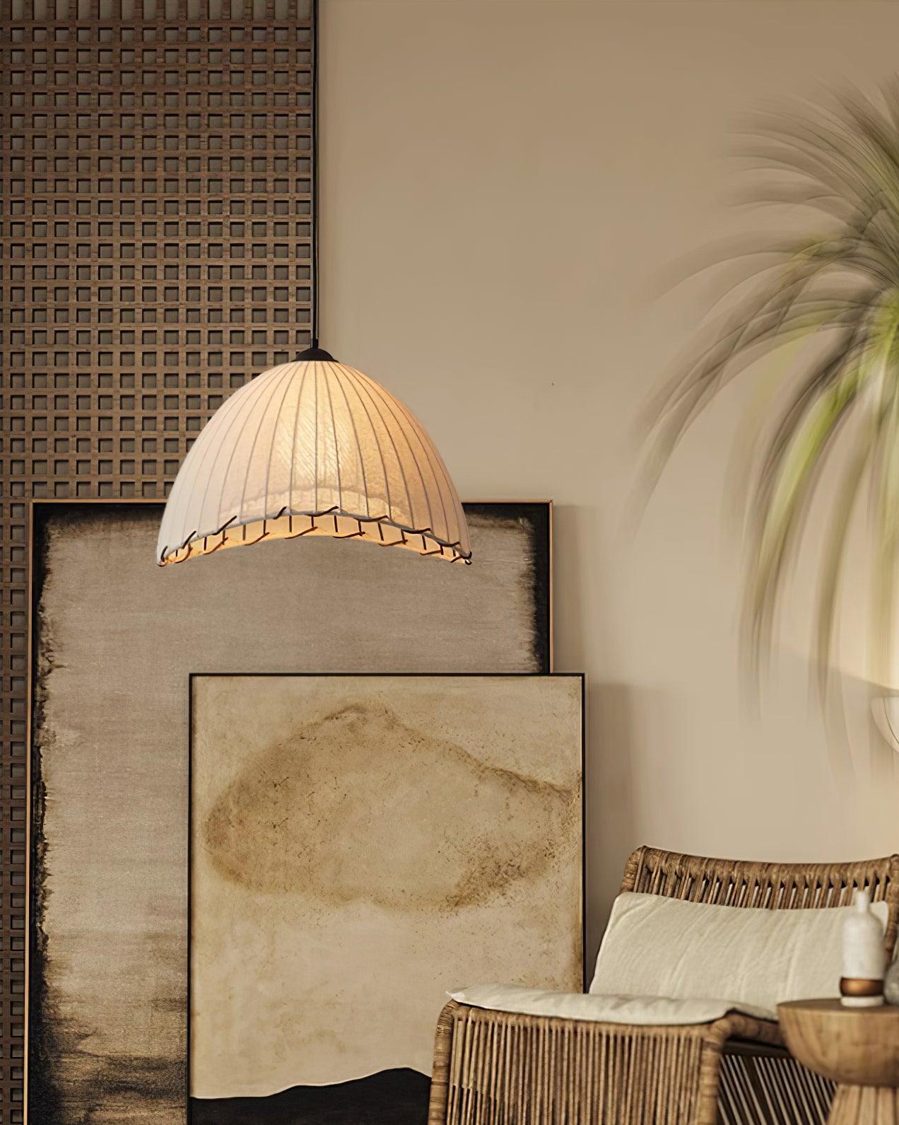 Eclipta Suspension en Lin Tissu - Neutralighting
