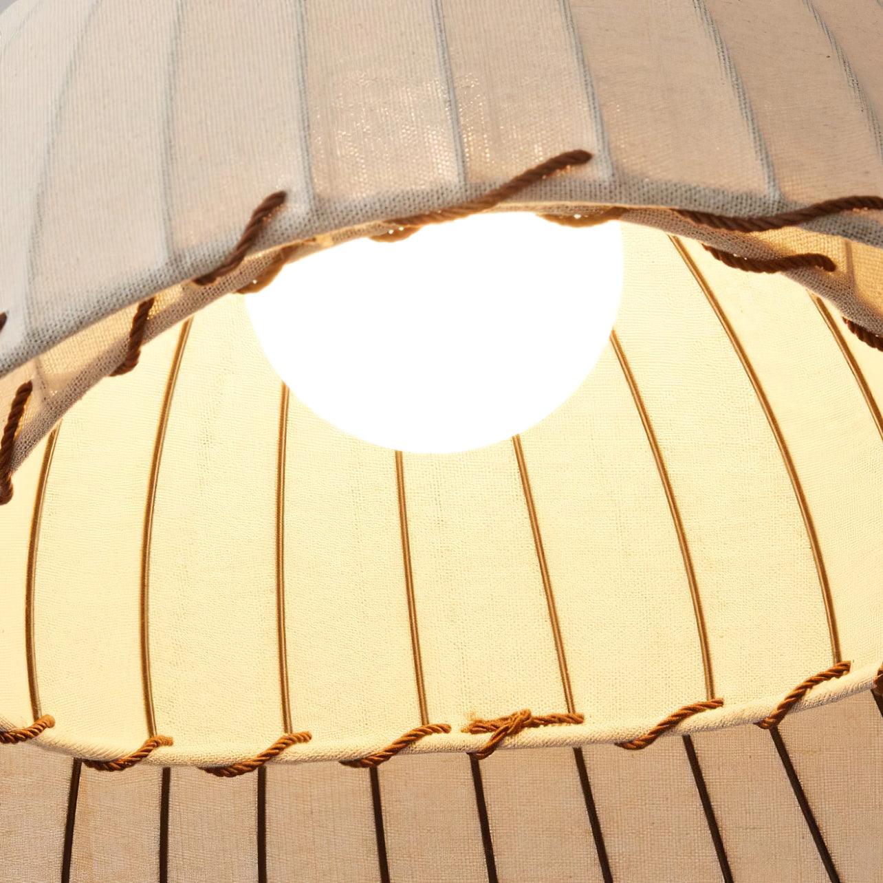 Eclipta Suspension en Lin Tissu - Neutralighting