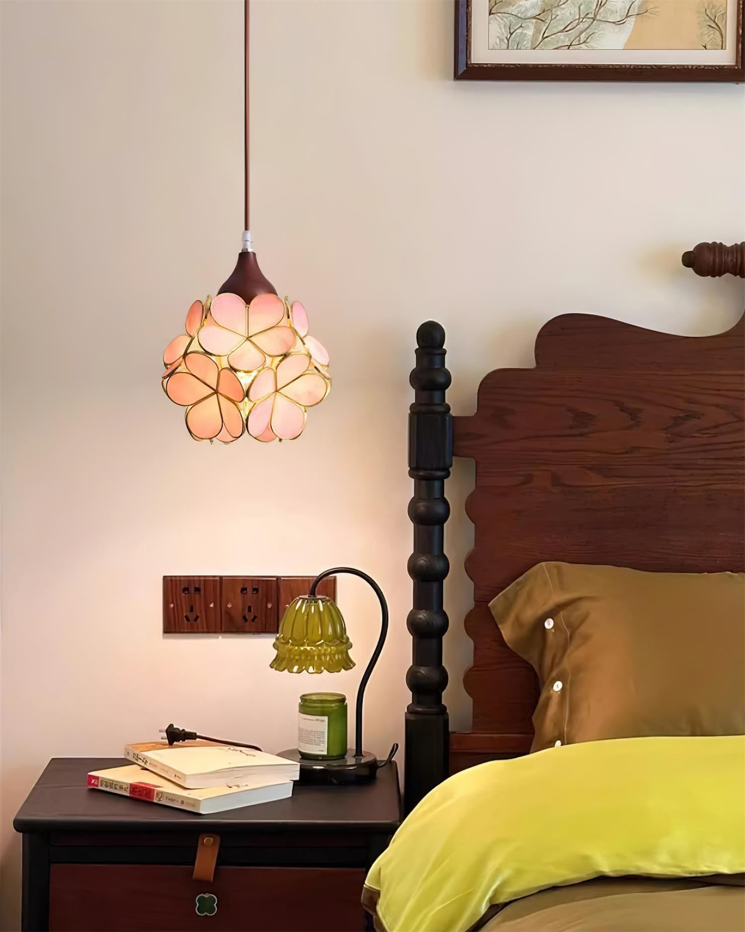 Velina Lustra Lampe Suspendue Pétale Rose - Neutralighting