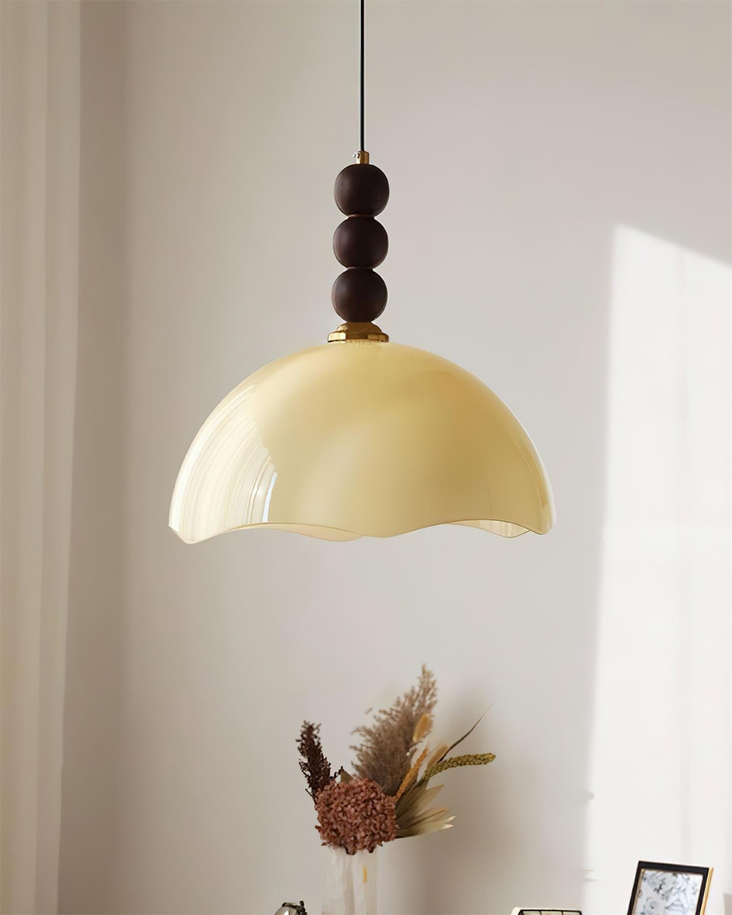 Marlu Pendant Lamp Rippling Dome - Letslighting