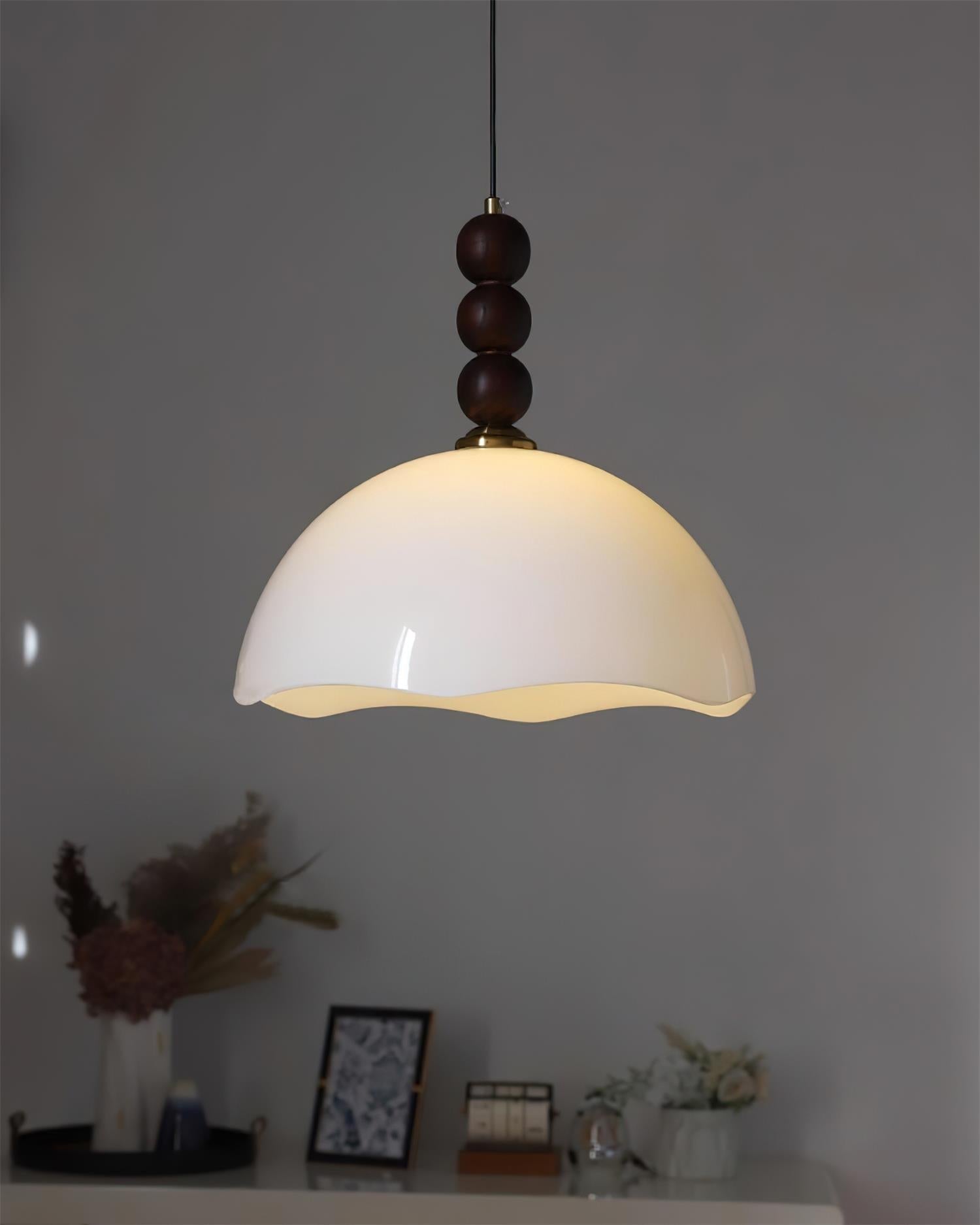 Marlu Pendant Lamp Rippling Dome - Letslighting