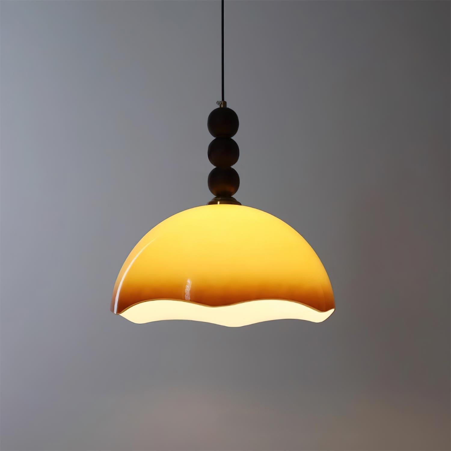 Marlu Pendant Lamp Rippling Dome - Letslighting