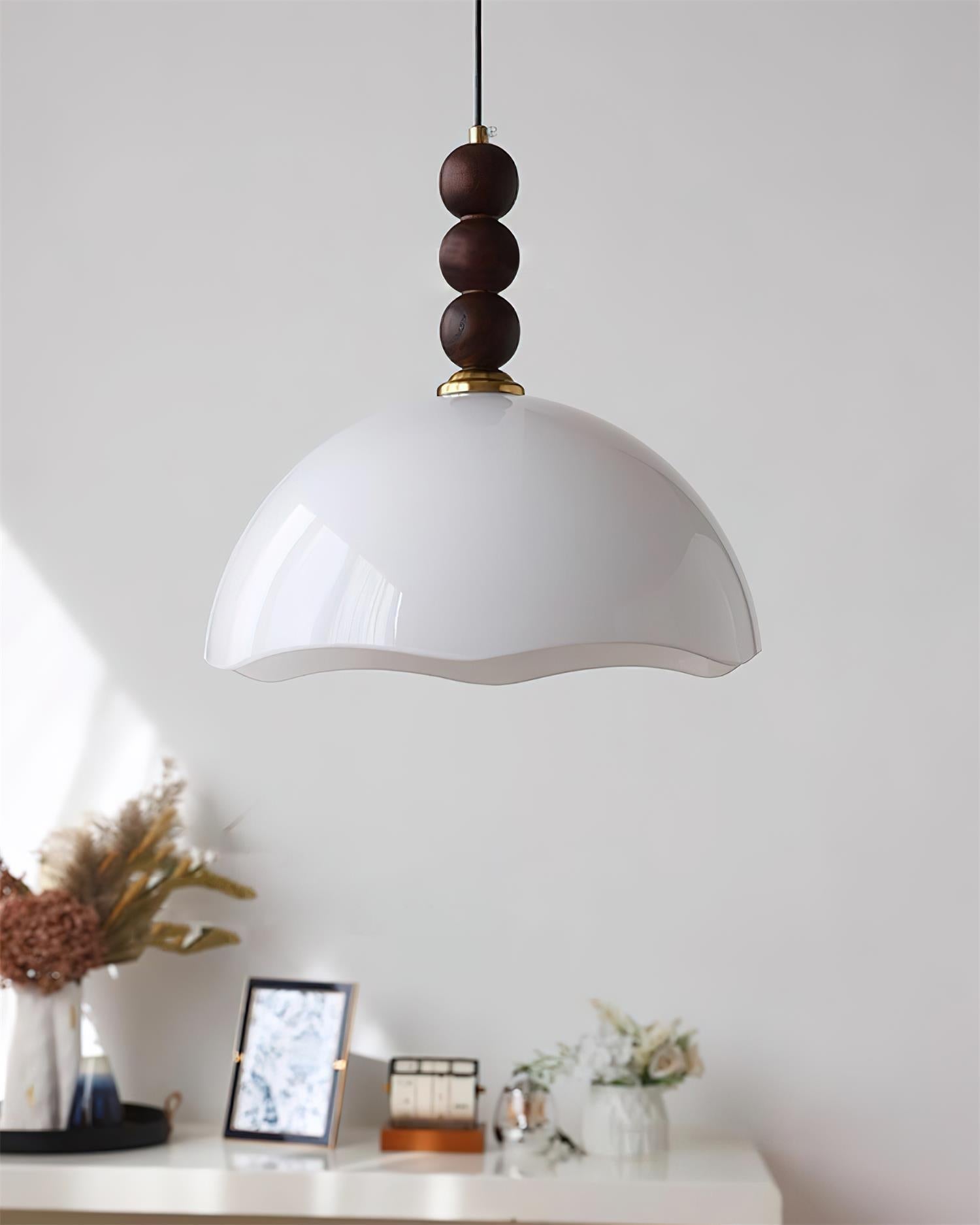 Marlu Pendant Lamp Rippling Dome - Letslighting