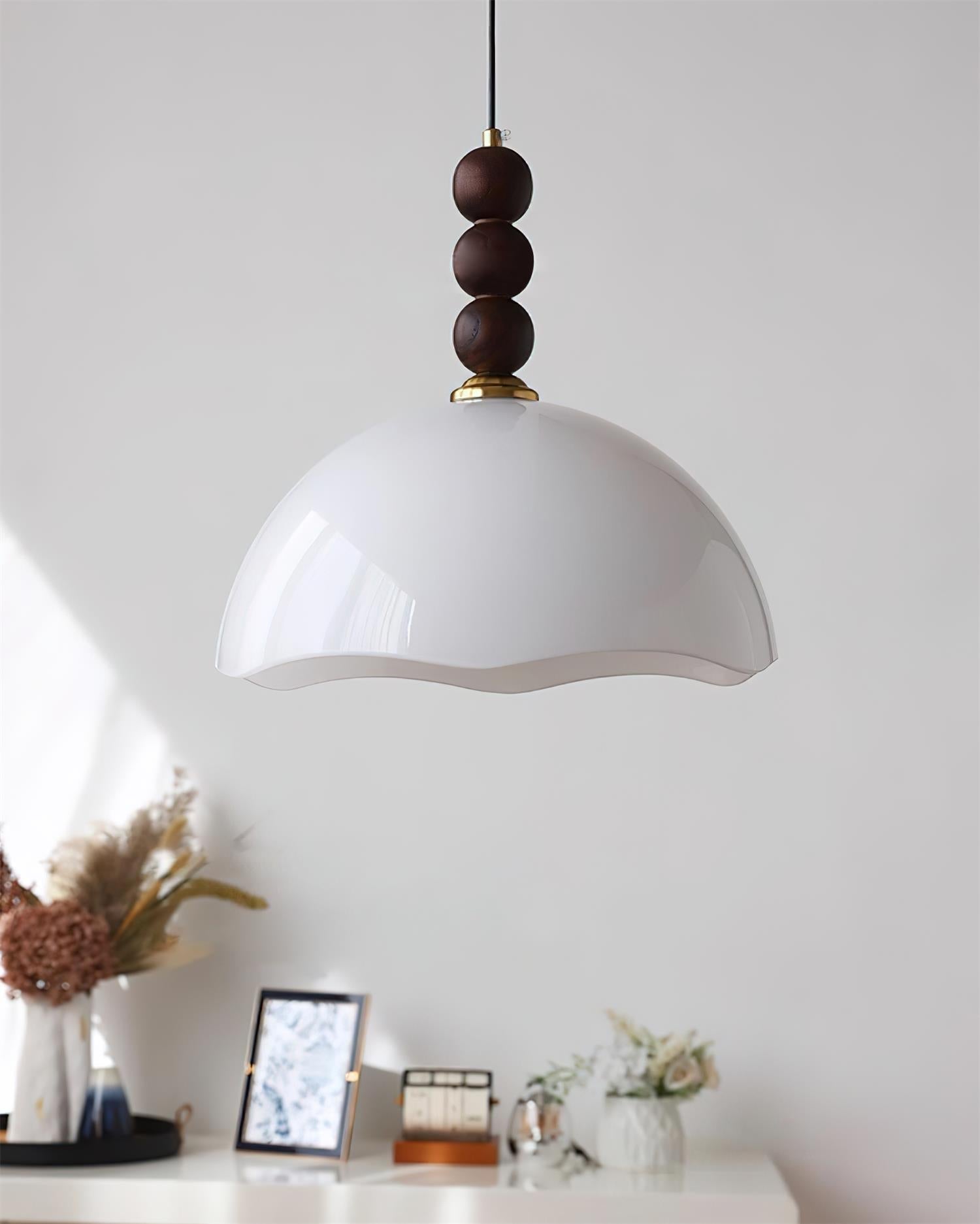 Marlu Pendant Lamp Rippling Dome - Letslighting