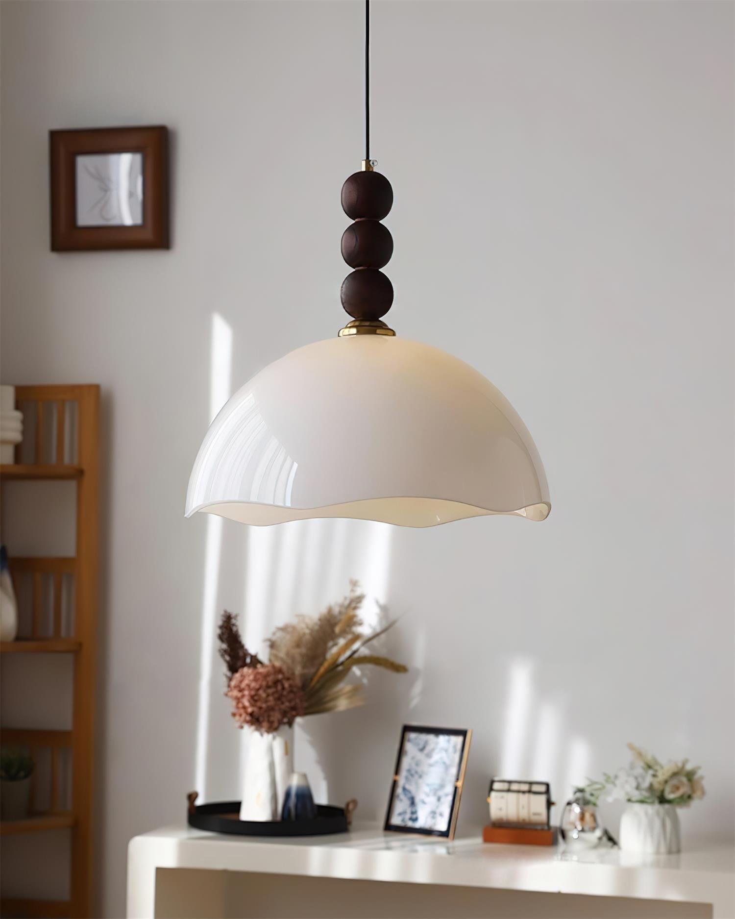 Marlu Pendant Lamp Rippling Dome - Letslighting