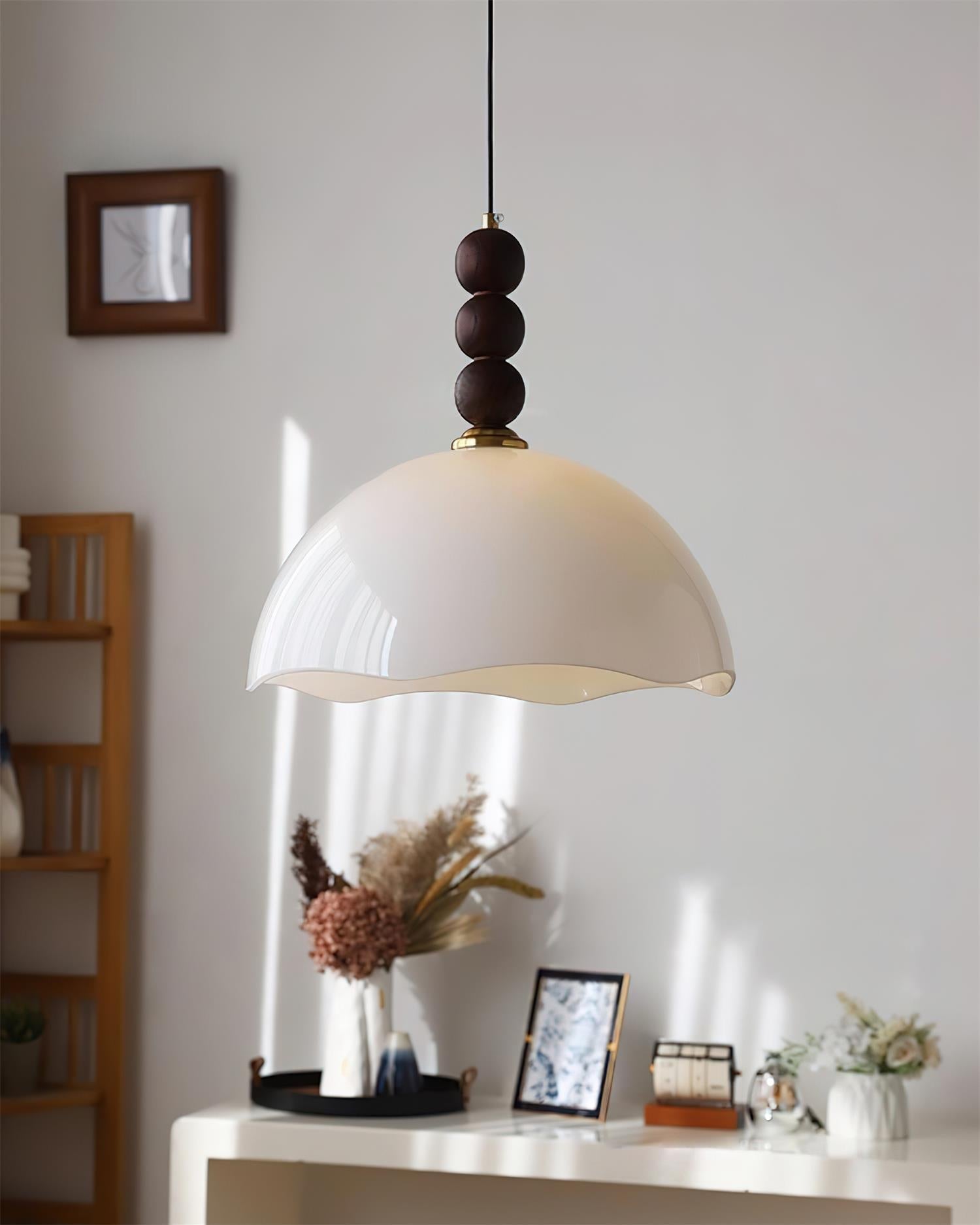 Marlu Pendant Lamp Rippling Dome - Letslighting