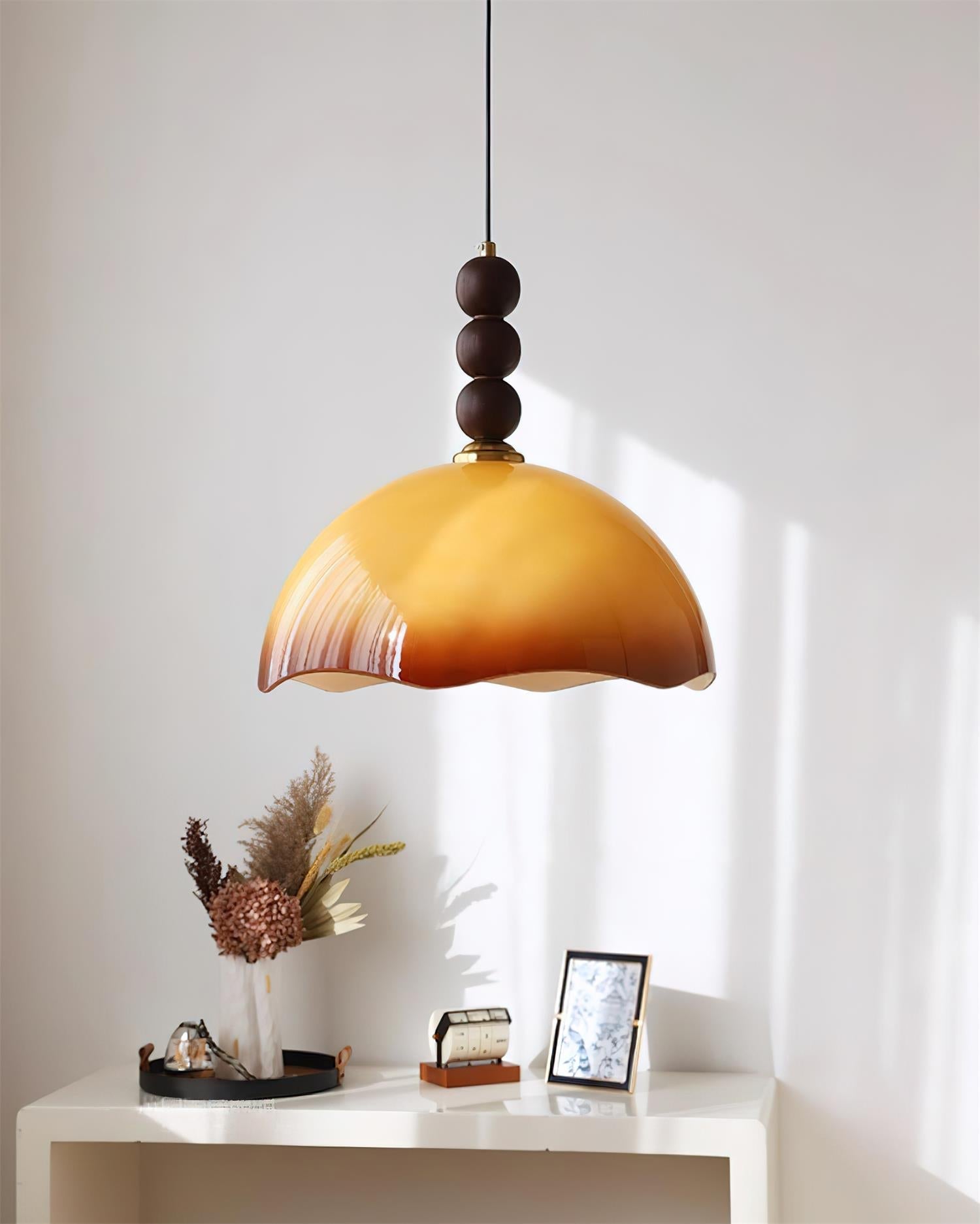 Marlu Pendant Lamp Rippling Dome - Letslighting