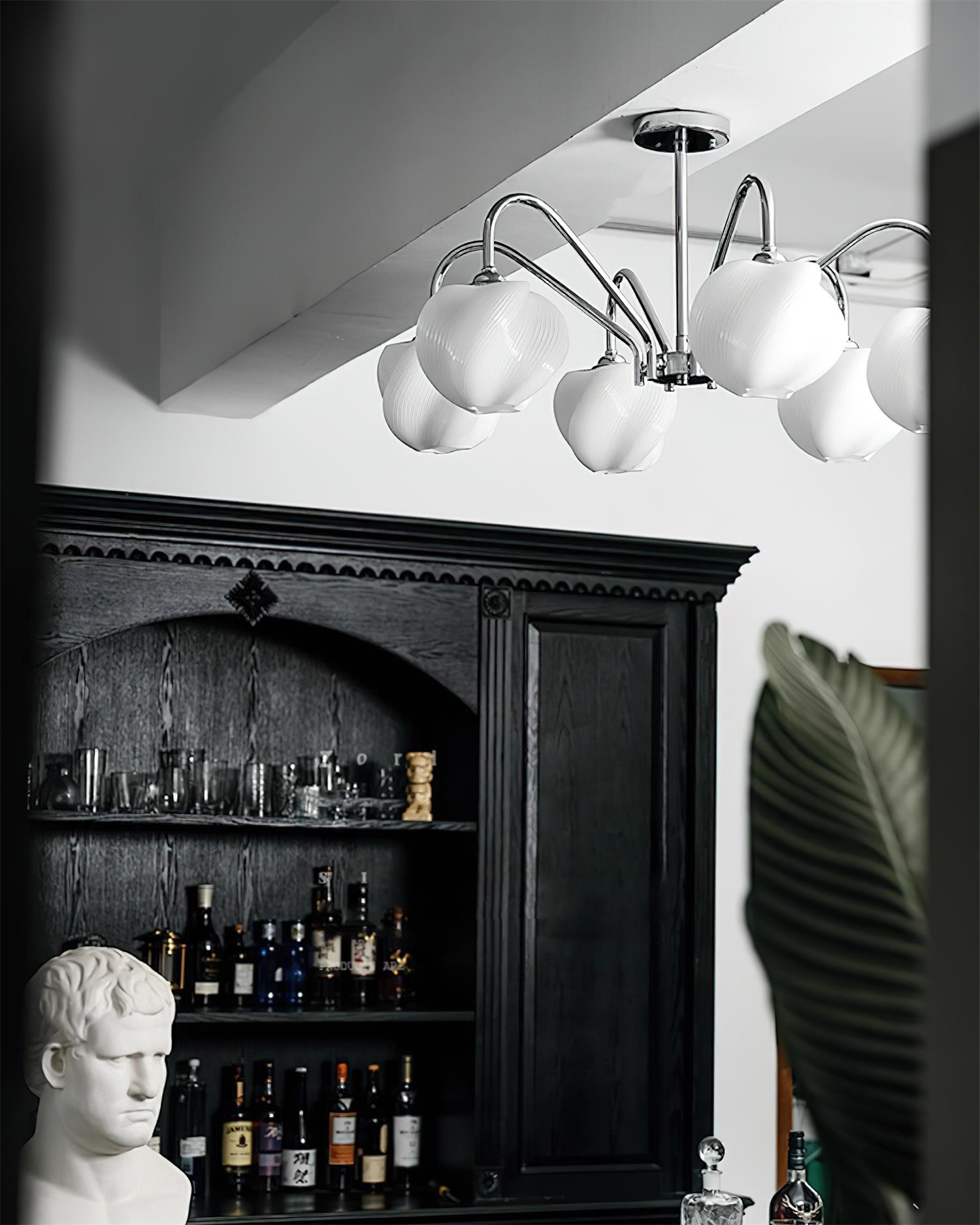 Masiero Chandelier Acrylic Petal Shades - Letslighting