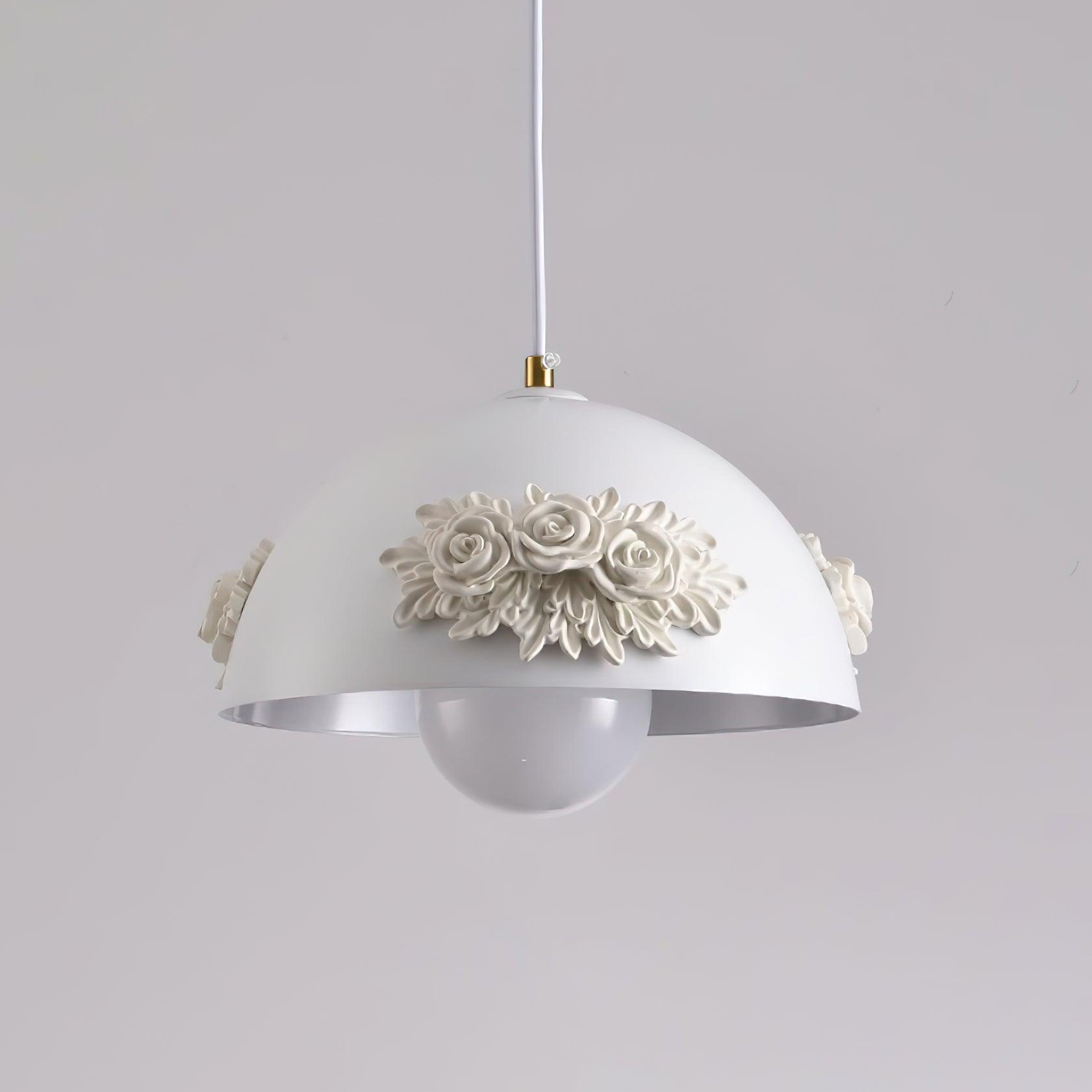 Masiero Suspension Rose Orné Dôme - Neutralighting