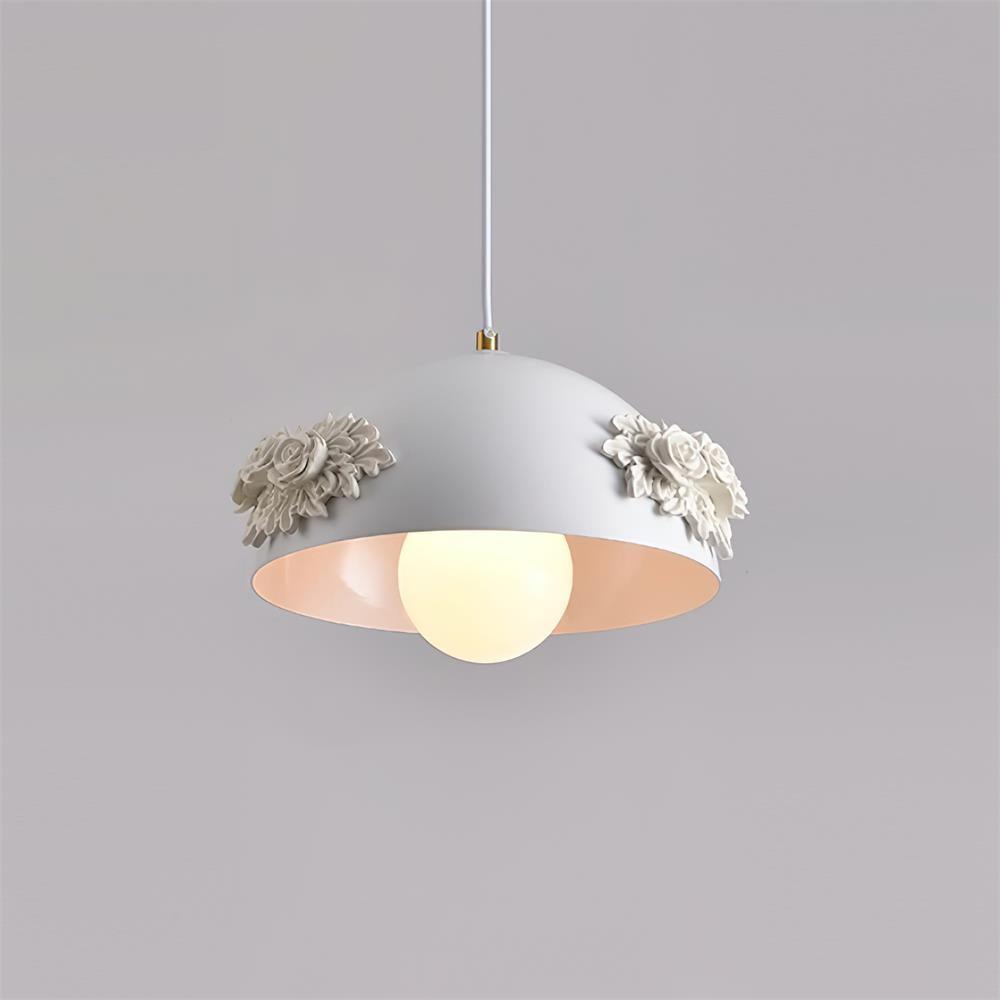 Masiero Suspension Rose Orné Dôme - Neutralighting