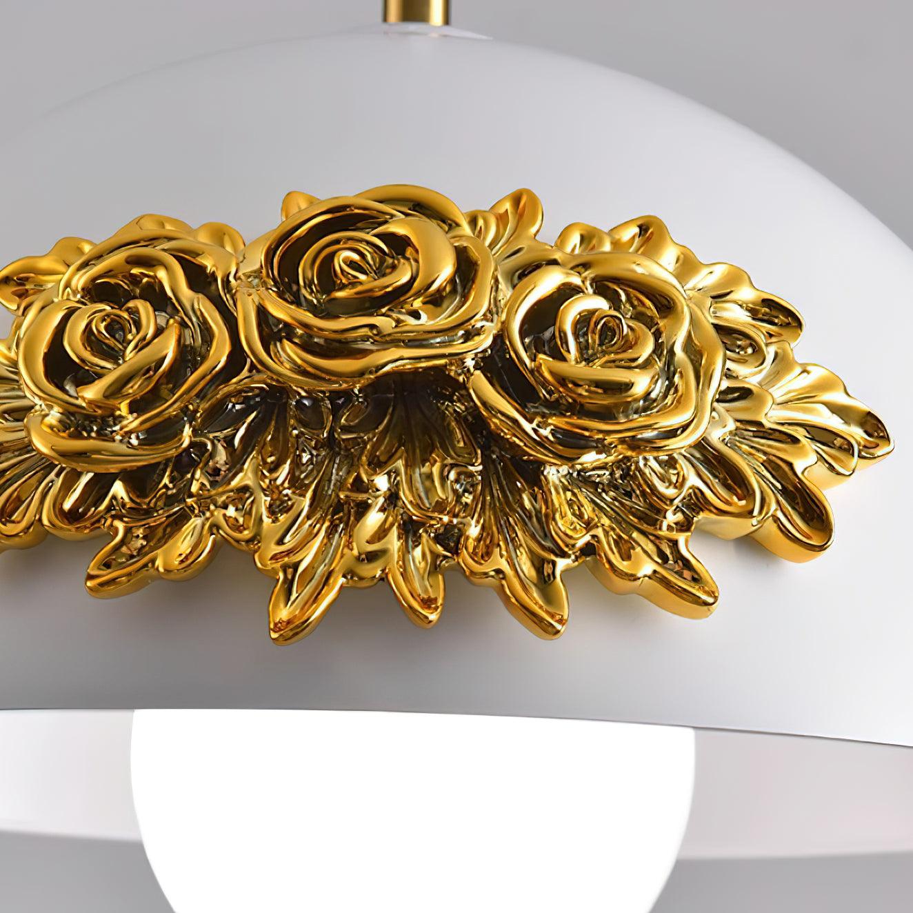 Masiero Suspension Rose Orné Dôme - Neutralighting
