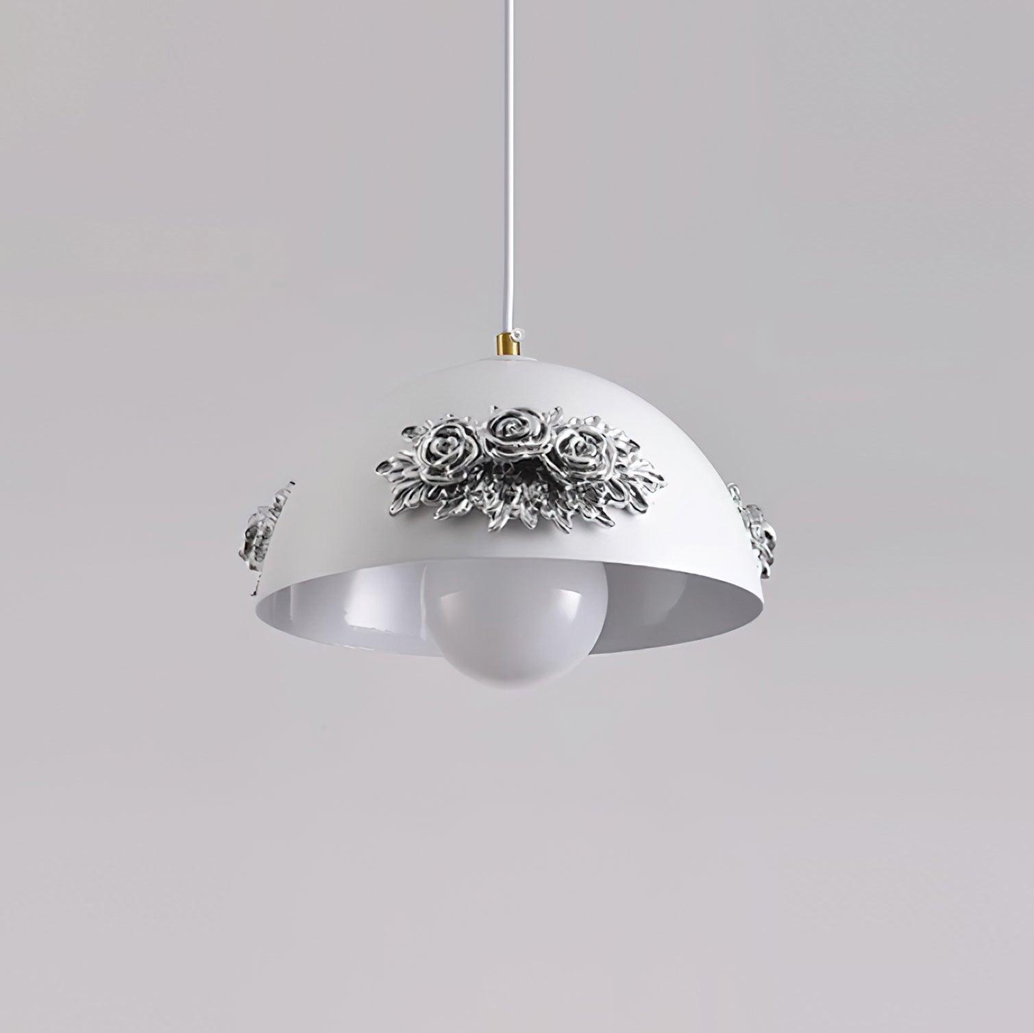Masiero Suspension Rose Orné Dôme - Neutralighting