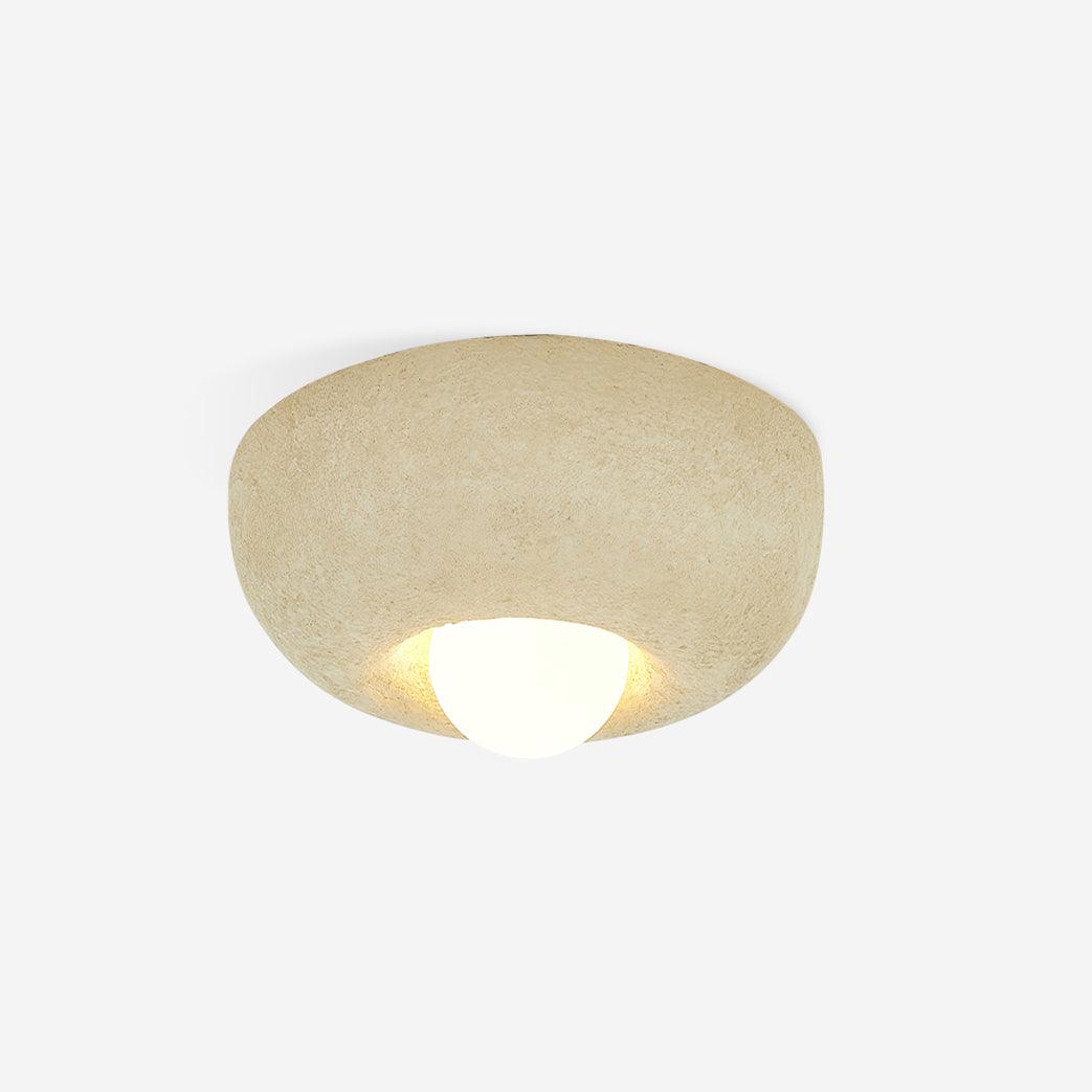 Mauro Plafonnier Texture Naturelle Hémisphère Style Moderne - Neutralighting