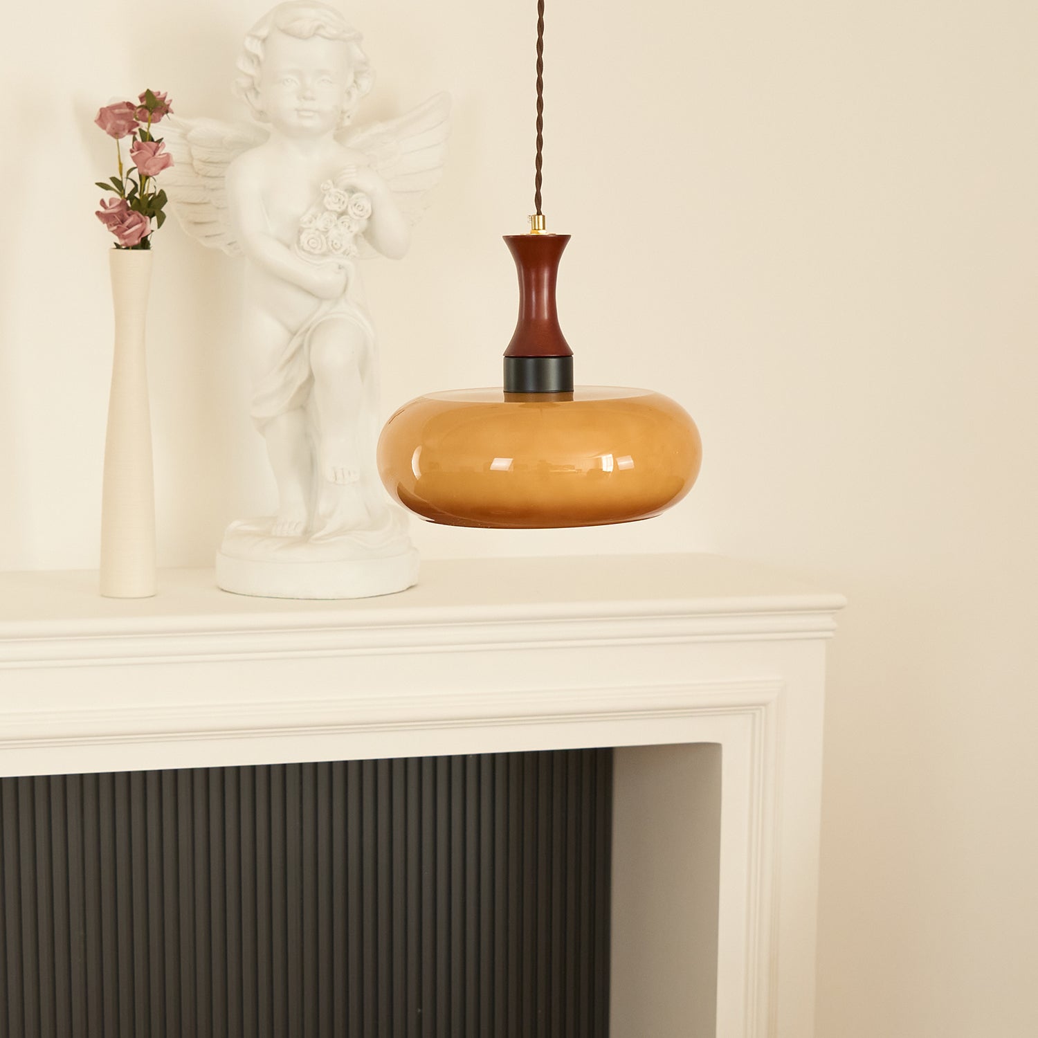 Charlotte Suspension Bois Verre
