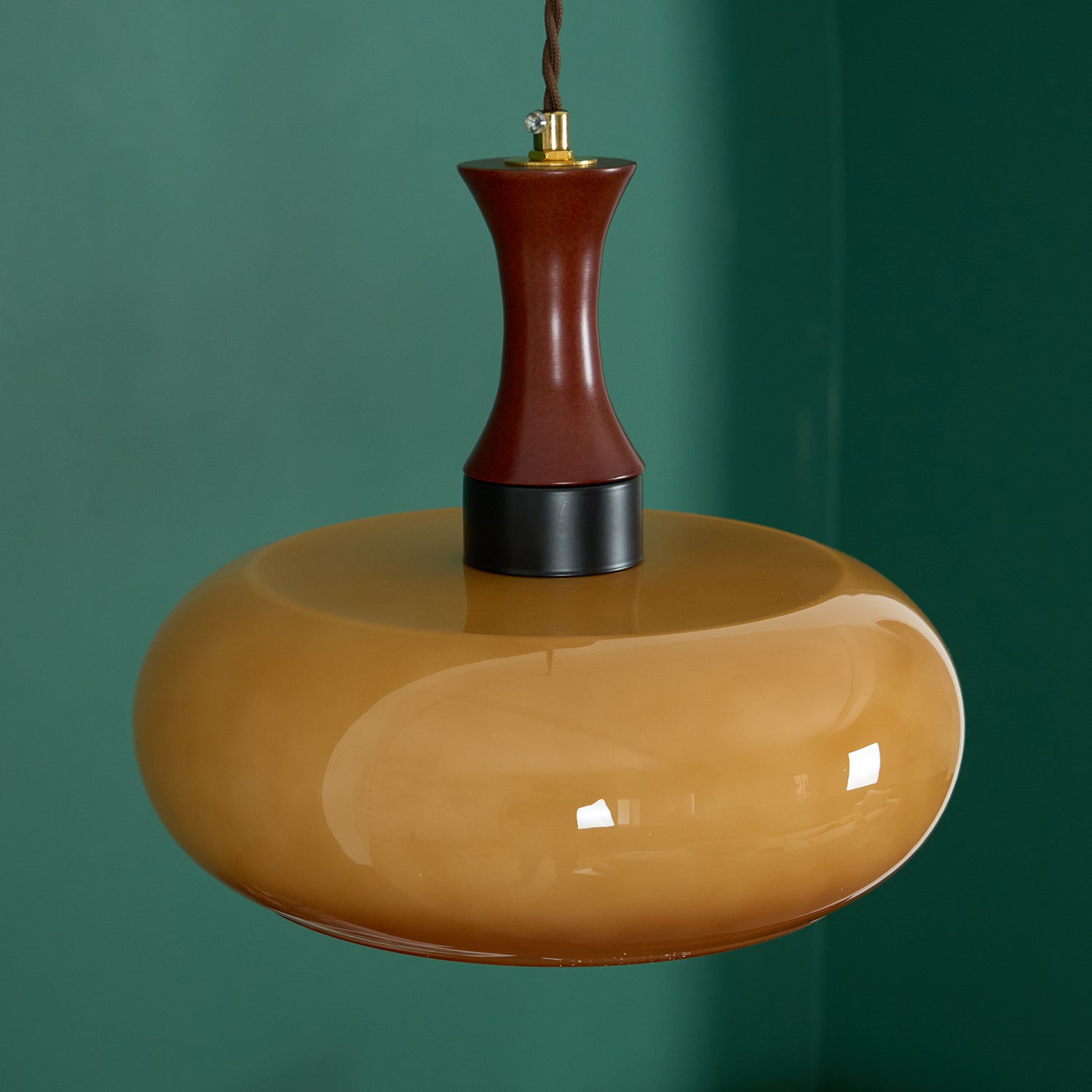 Charlotte Suspension Bois Verre