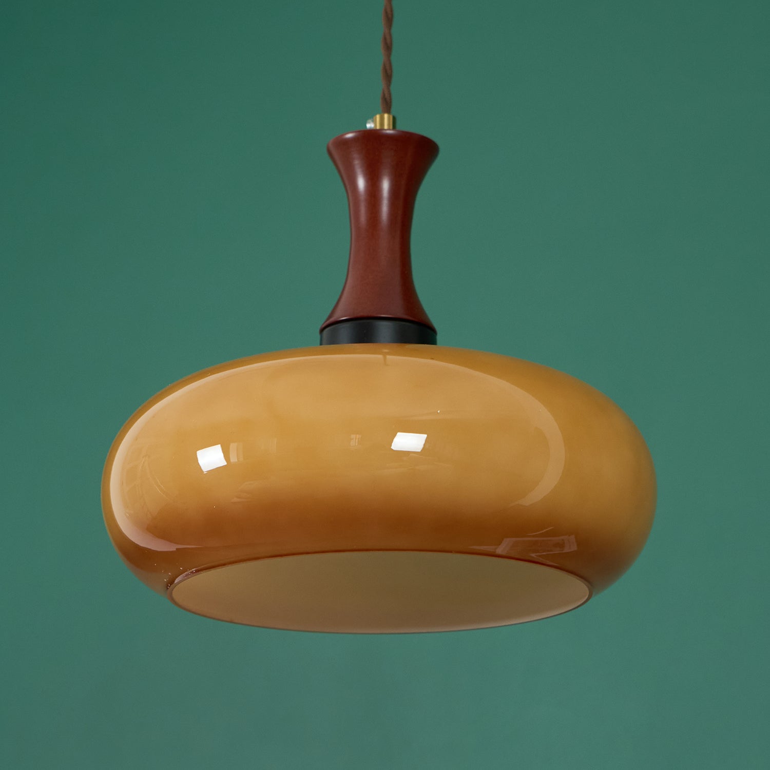 Charlotte Suspension Bois Verre