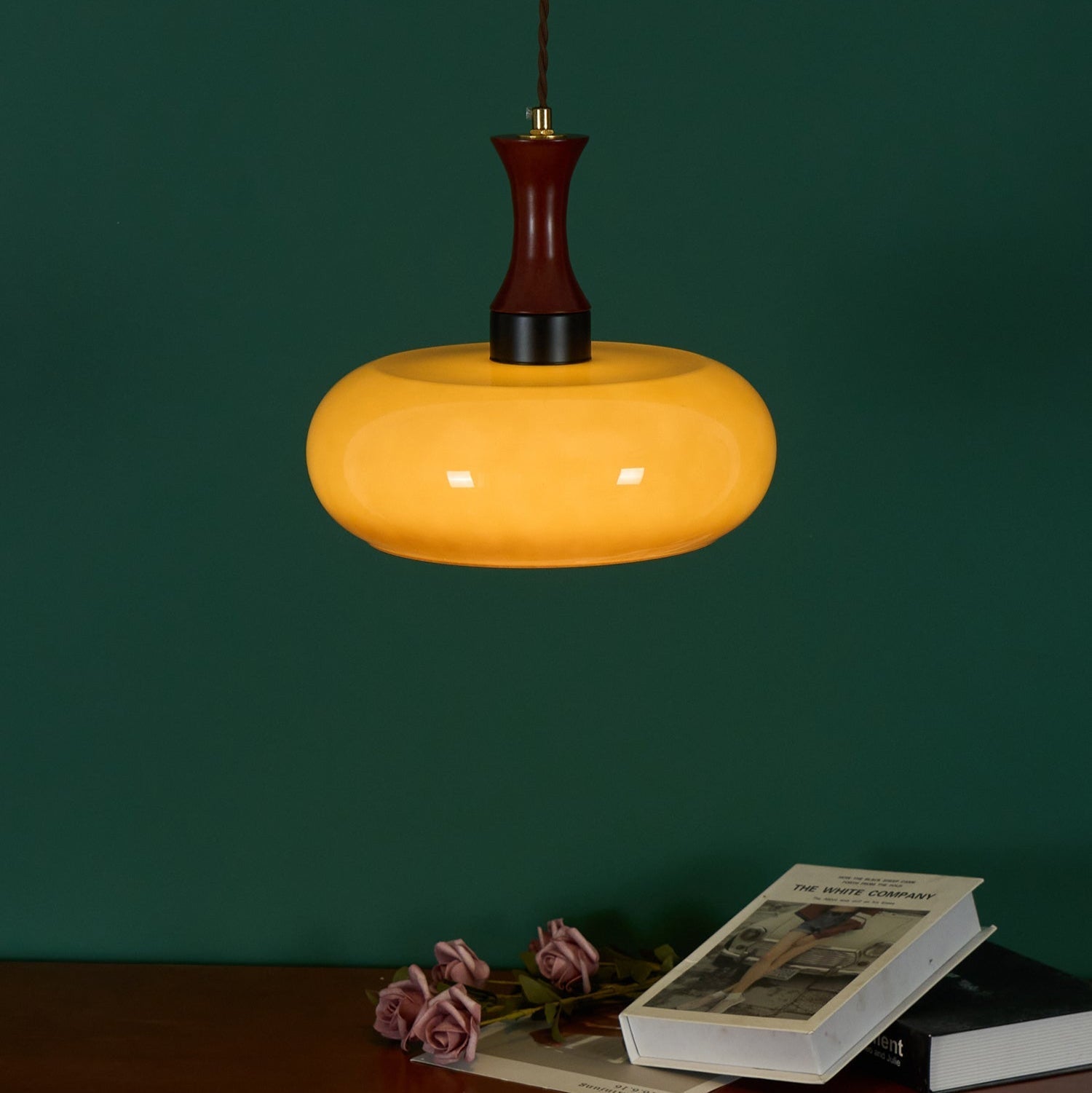 Charlotte Suspension Bois Verre