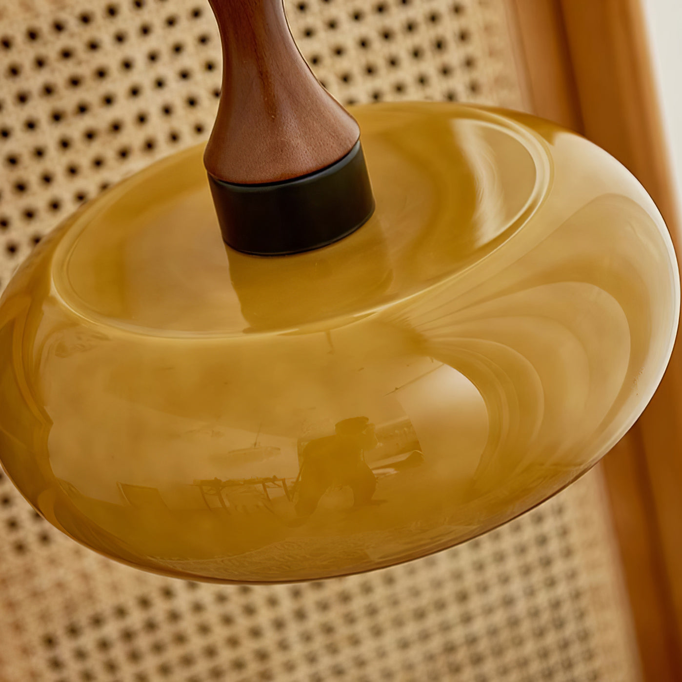Charlotte Suspension Bois Verre
