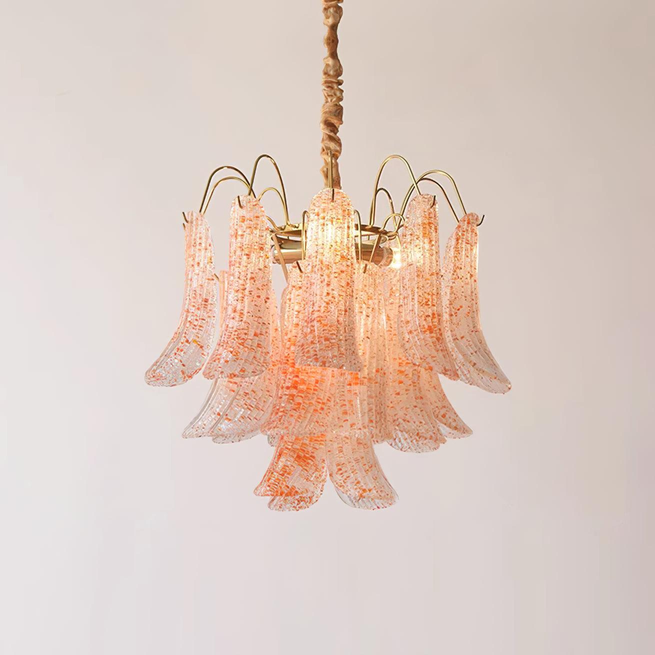 Alnoreth Individual Creativity Metal Glass Chandelier - Lamp Copper