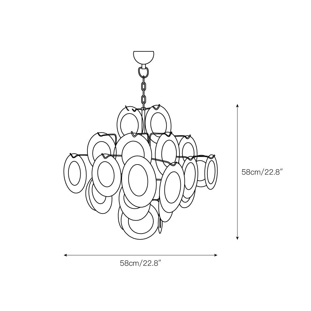 Evvinos Lustre Verre Créativité Individuelle - Neutralighting