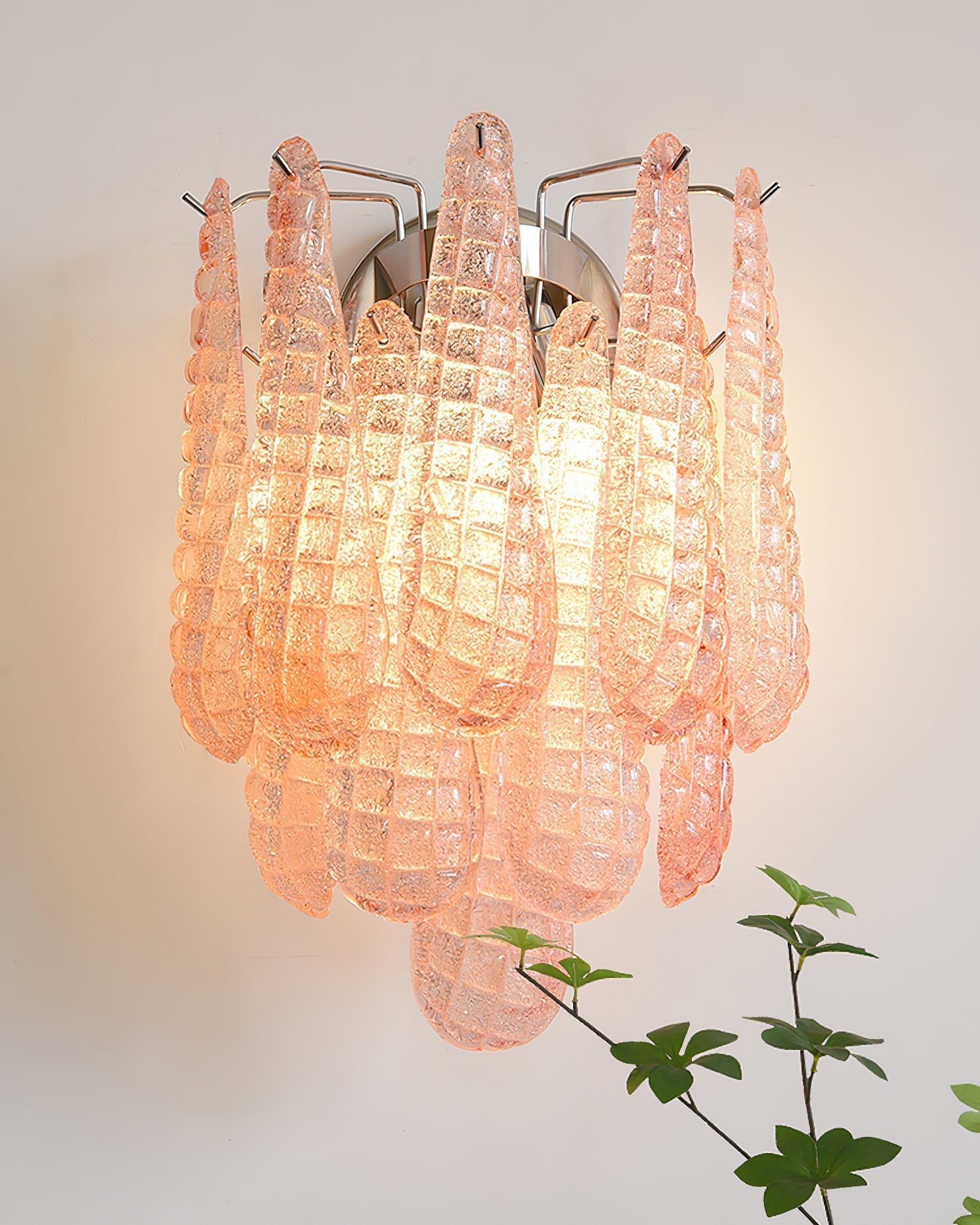 Mazzega Wall Lamp Teardrop Glass Cascade - Letslighting