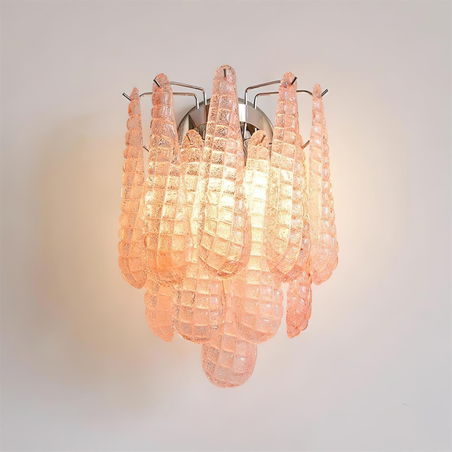 Mazzega Applique Murale Cascade en Verre en Forme de Goutte - Neutralighting